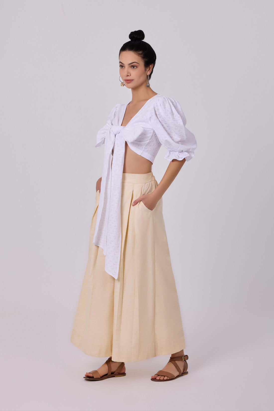 Soléa Skirt Pants Yellow