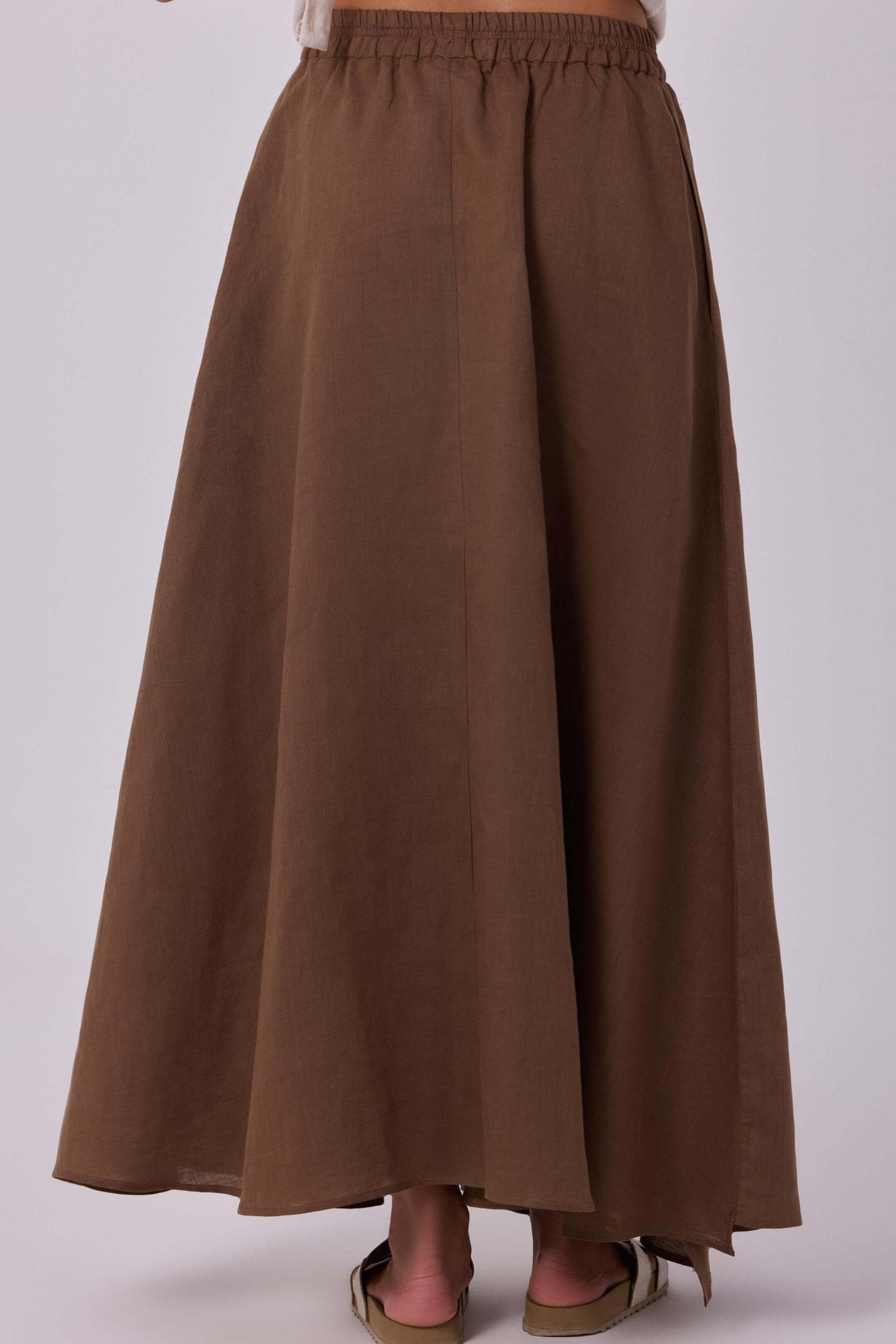Sahara Flow Linen Skirt