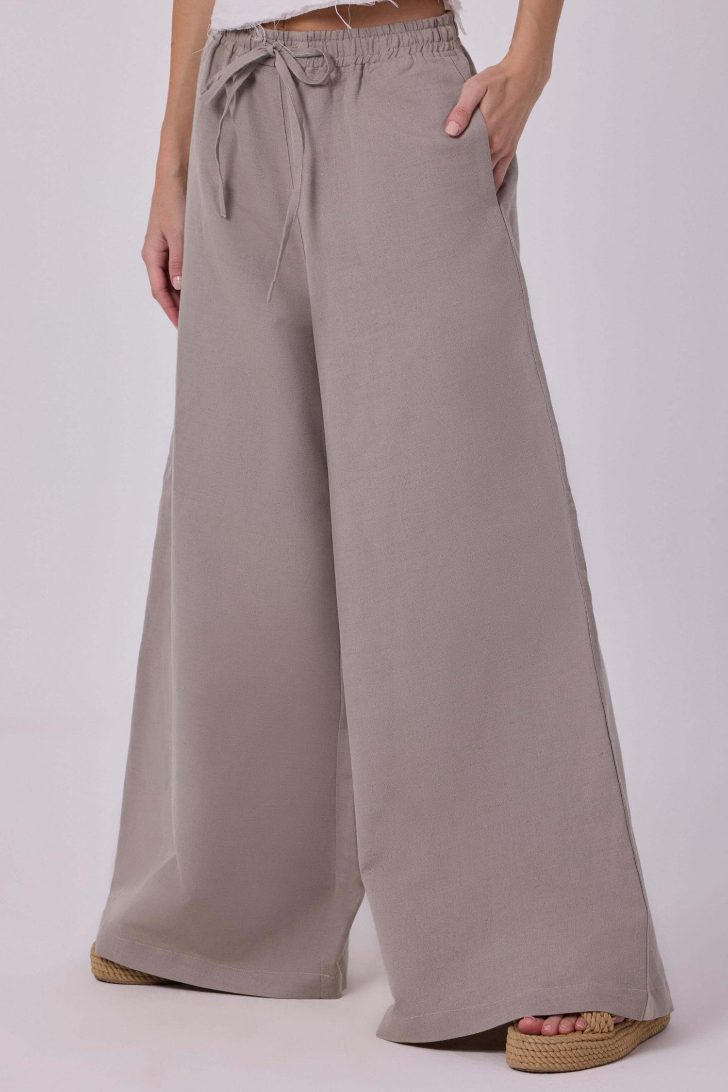 Sana Griege Palazzo Linen