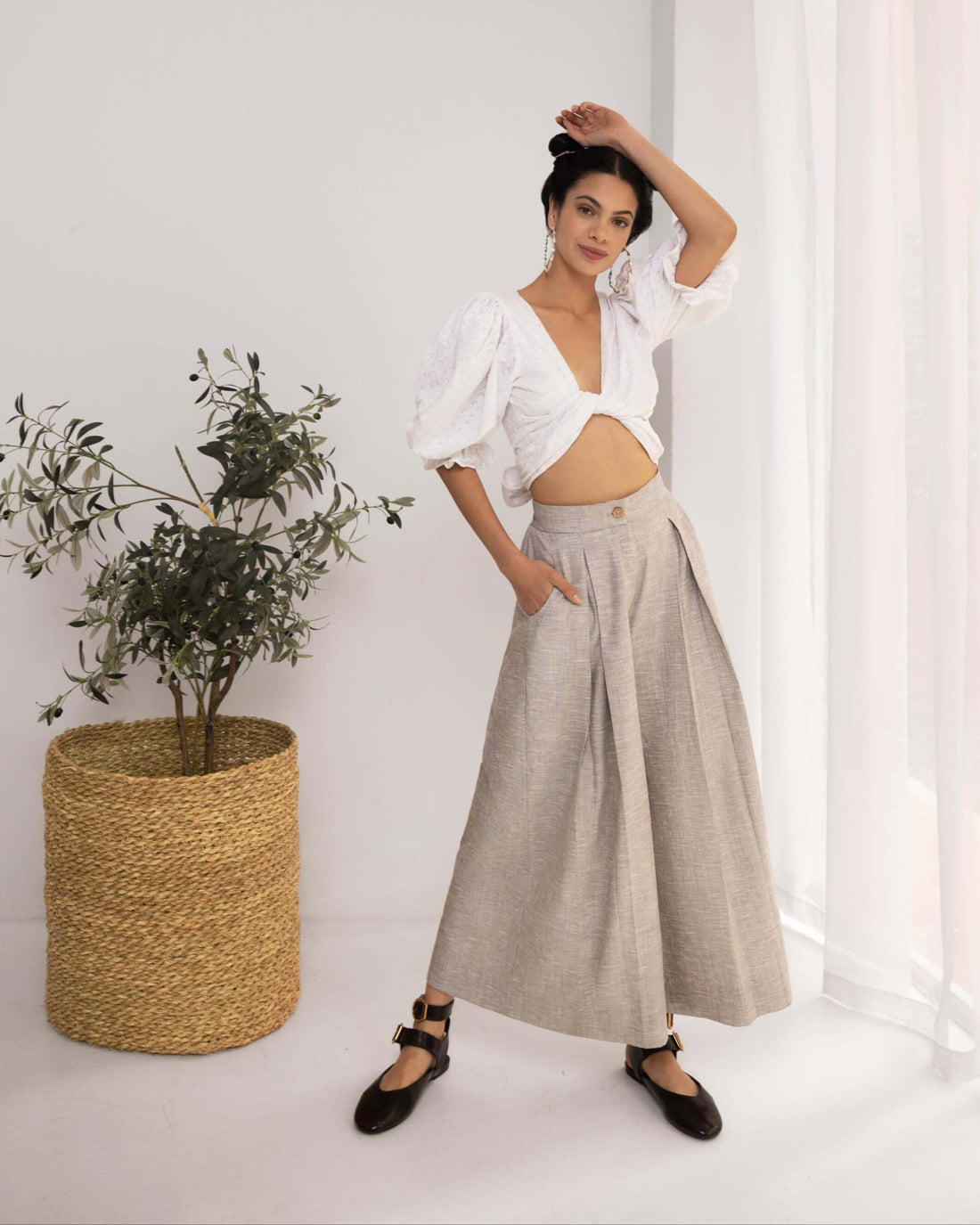 Amara Wrap Top