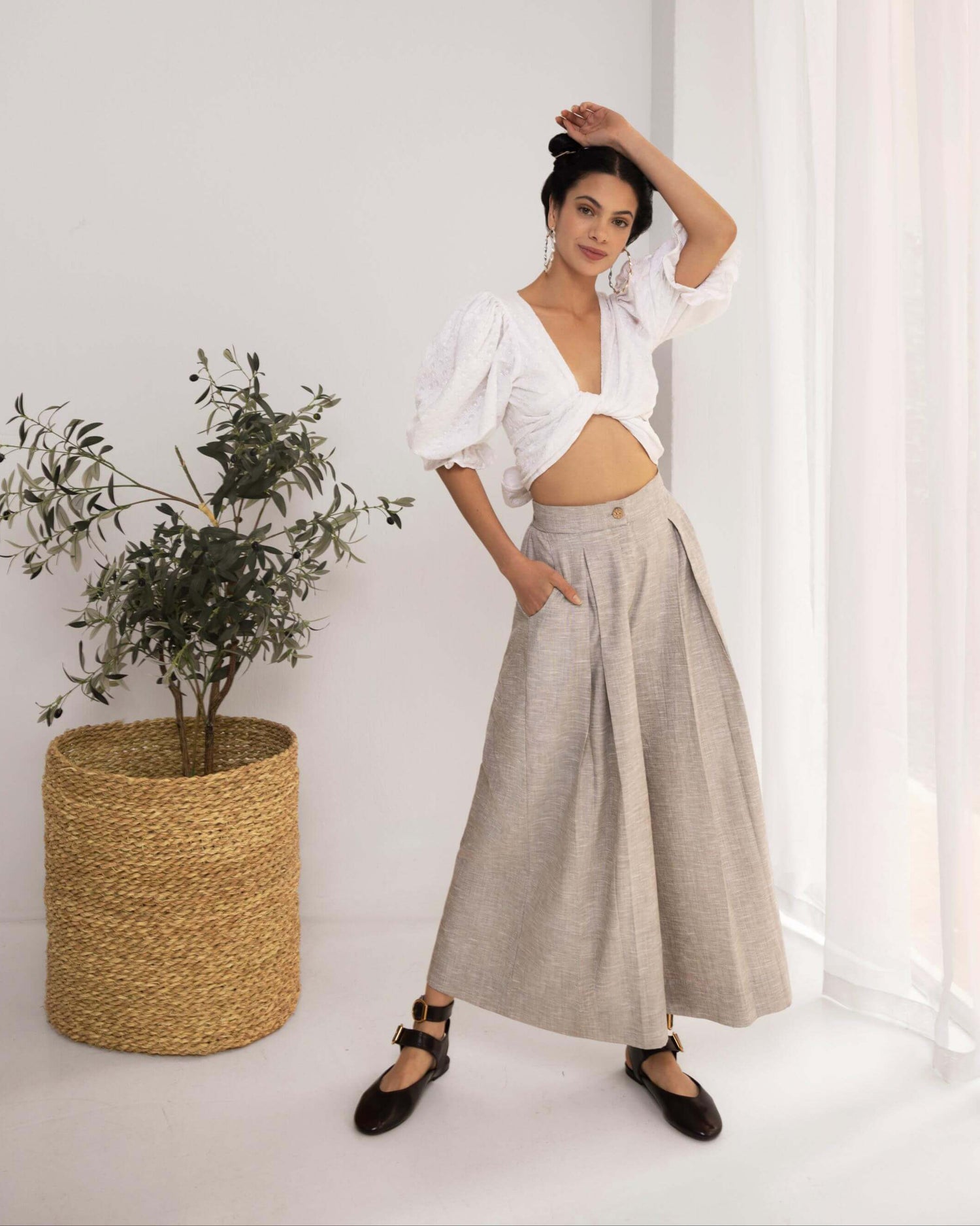 Amara Wrap Top