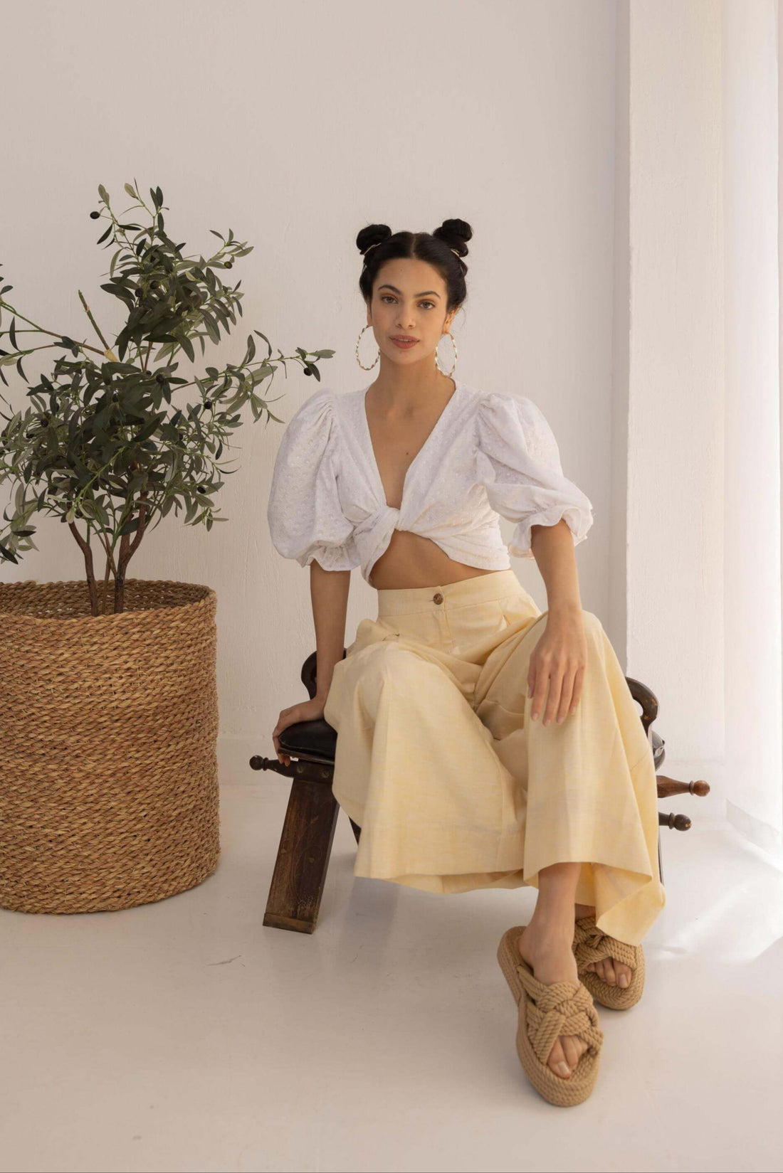 Amara Wrap Top