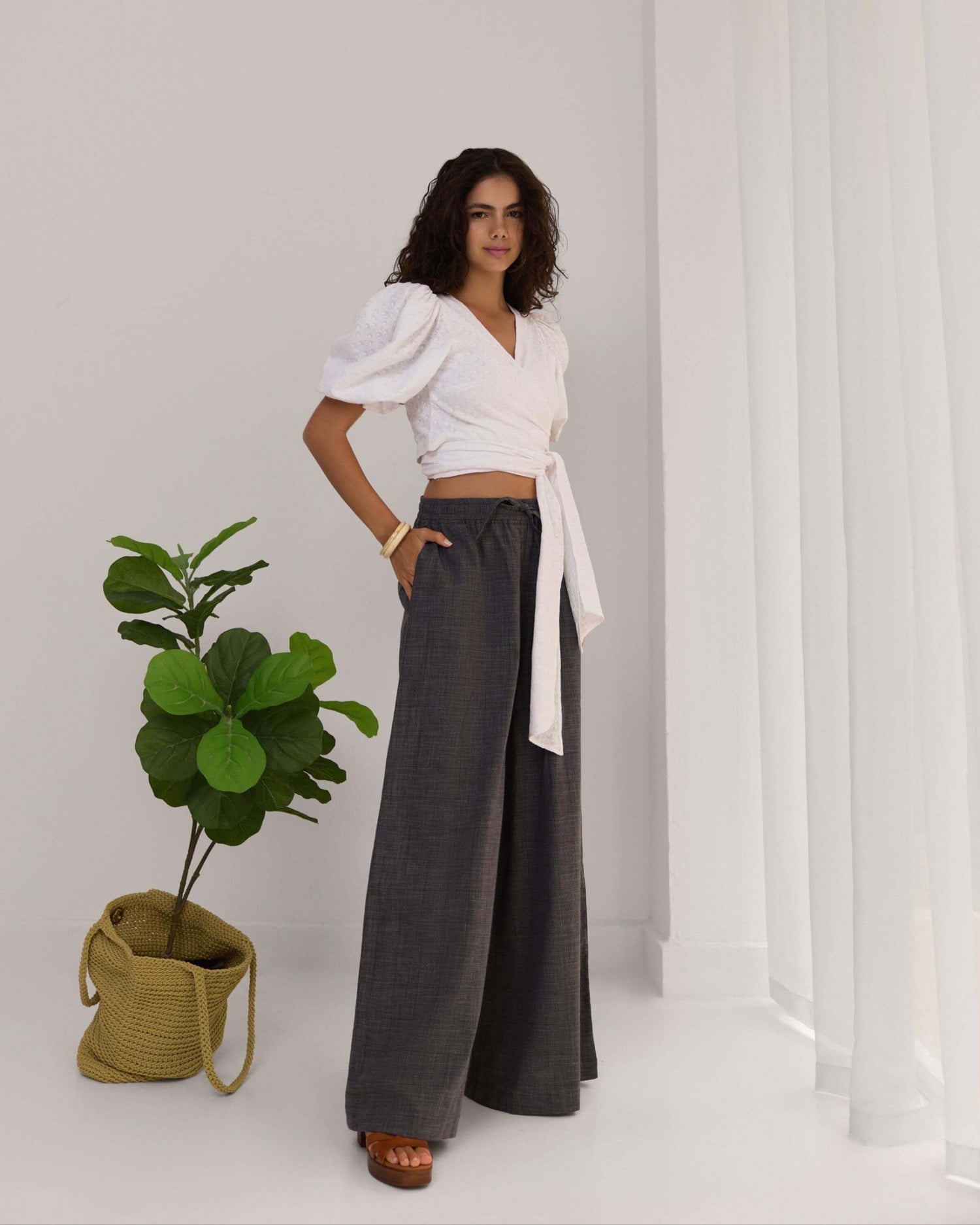 Amara Wrap Top
