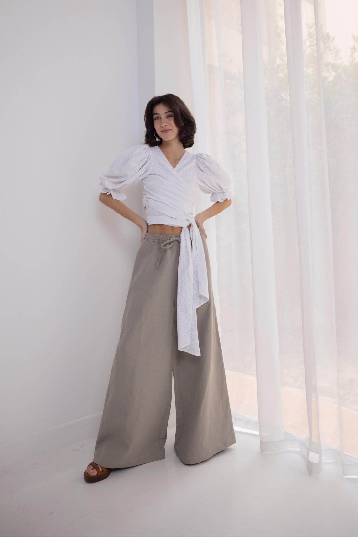 Sana Griege Palazzo Linen