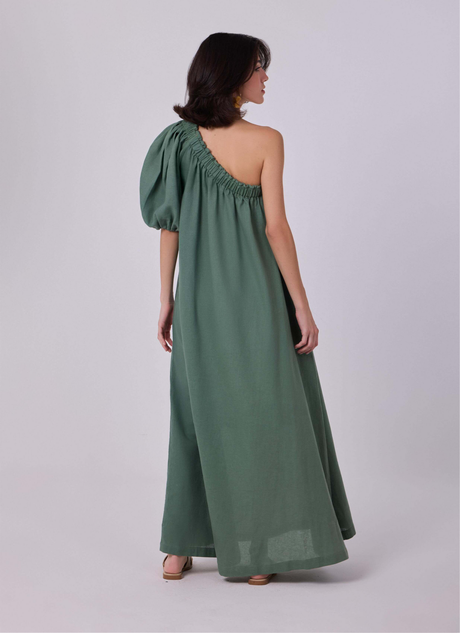 Dijah Linen Maxi Dress