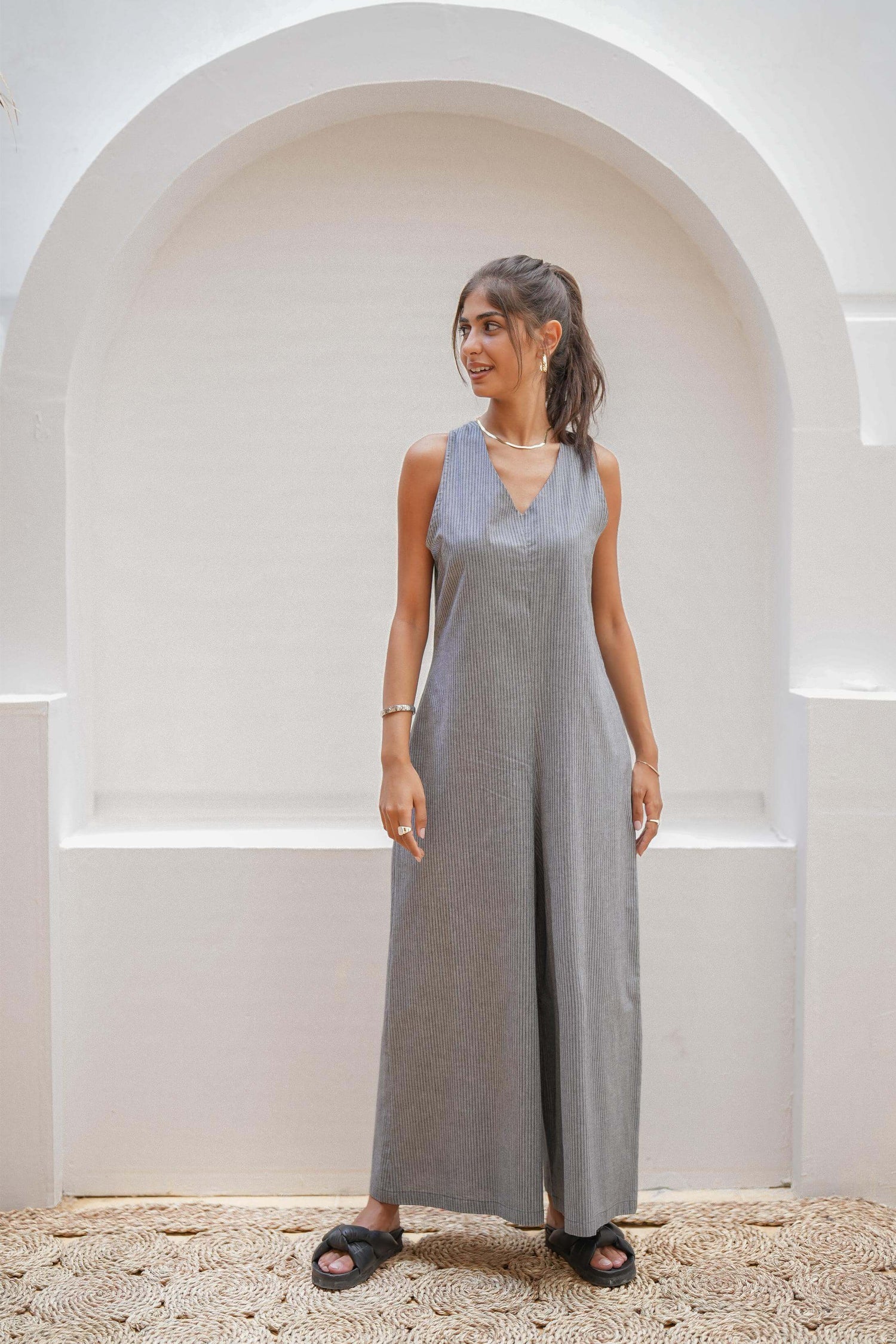 Never Better Jumpsuit Grey