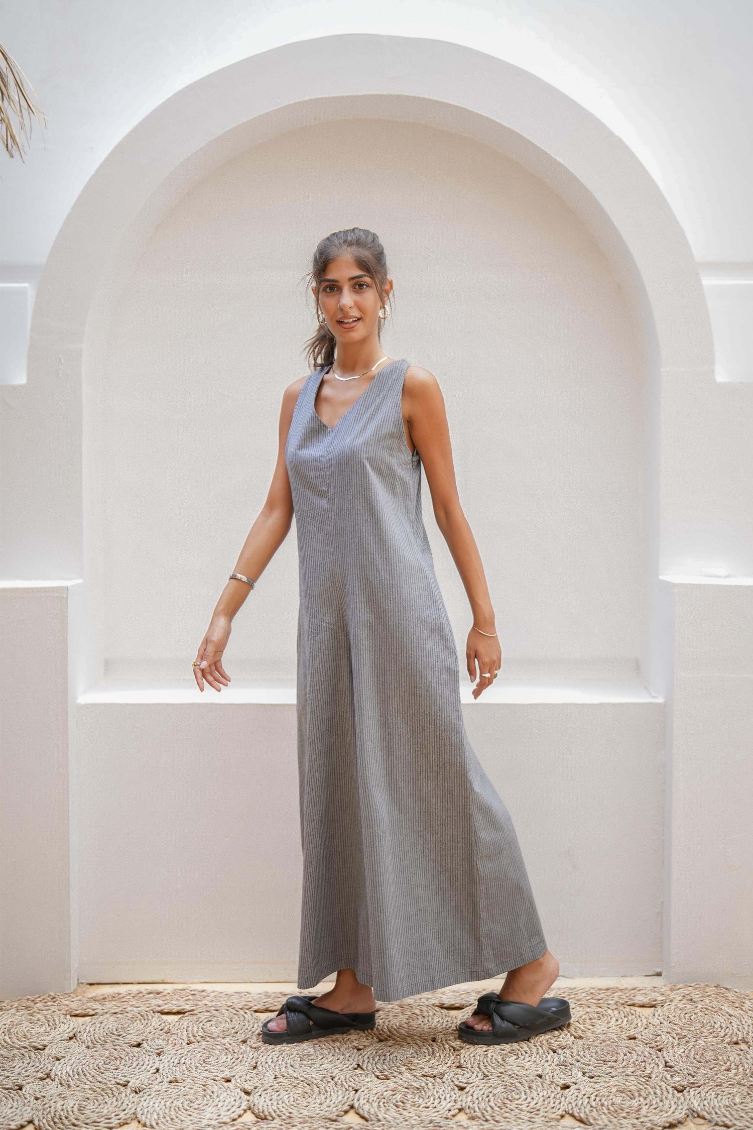 Never Better Jumpsuit Grey