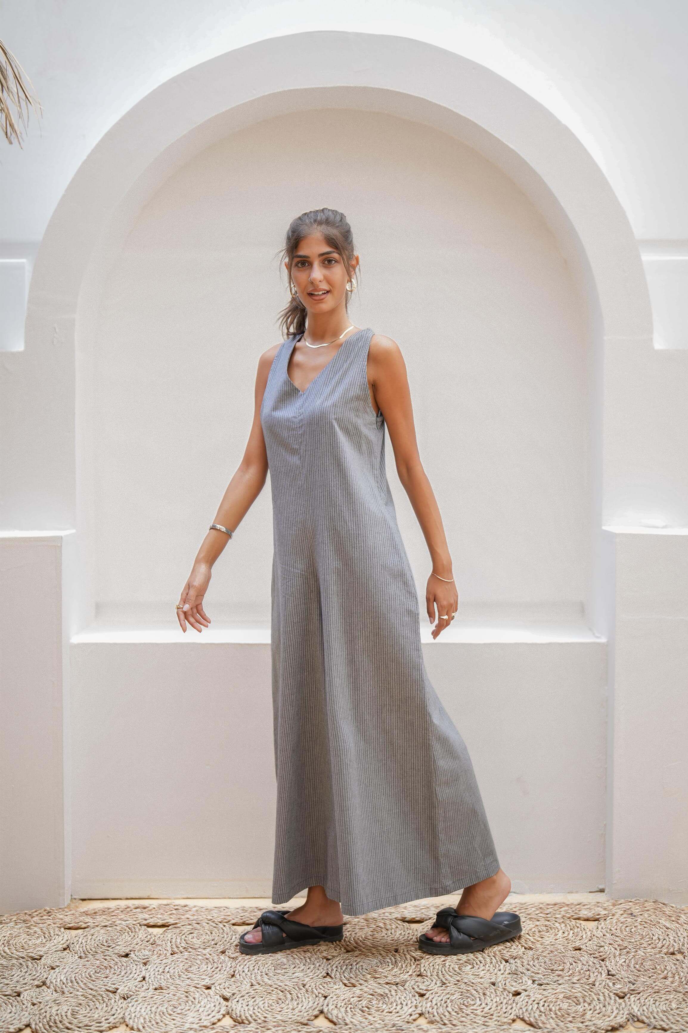 Never Better Jumpsuit Grey