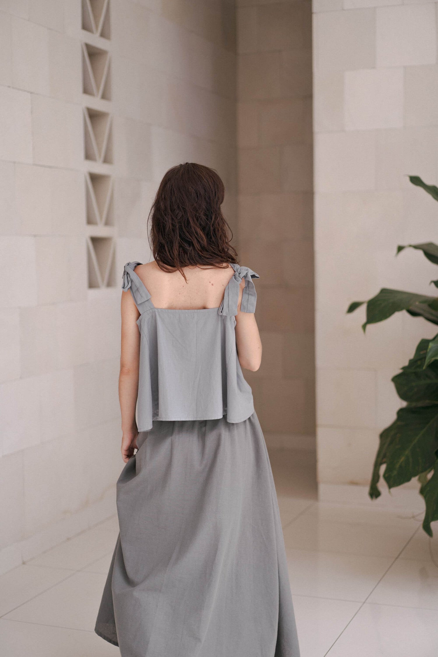 Ruffle Top Cotton 100%
