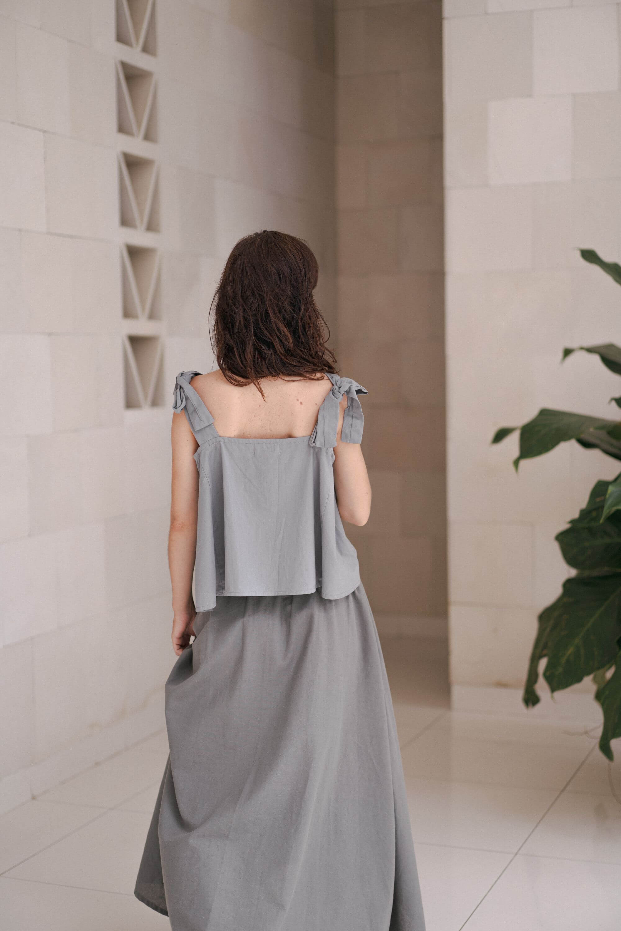Ruffle Top Cotton 100%