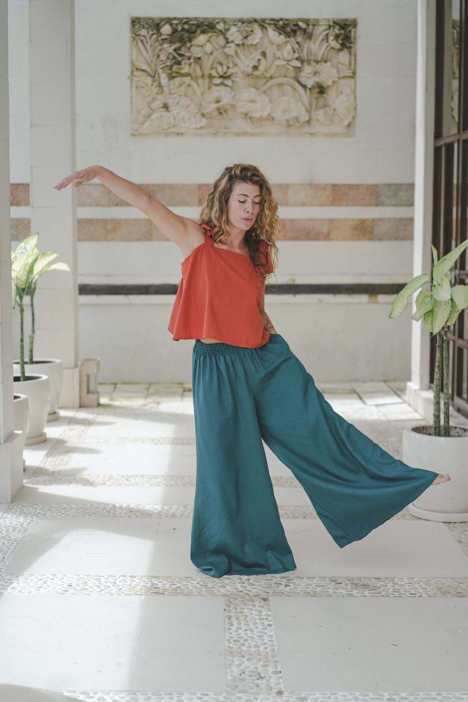 Ruffle Top Cotton 100%
