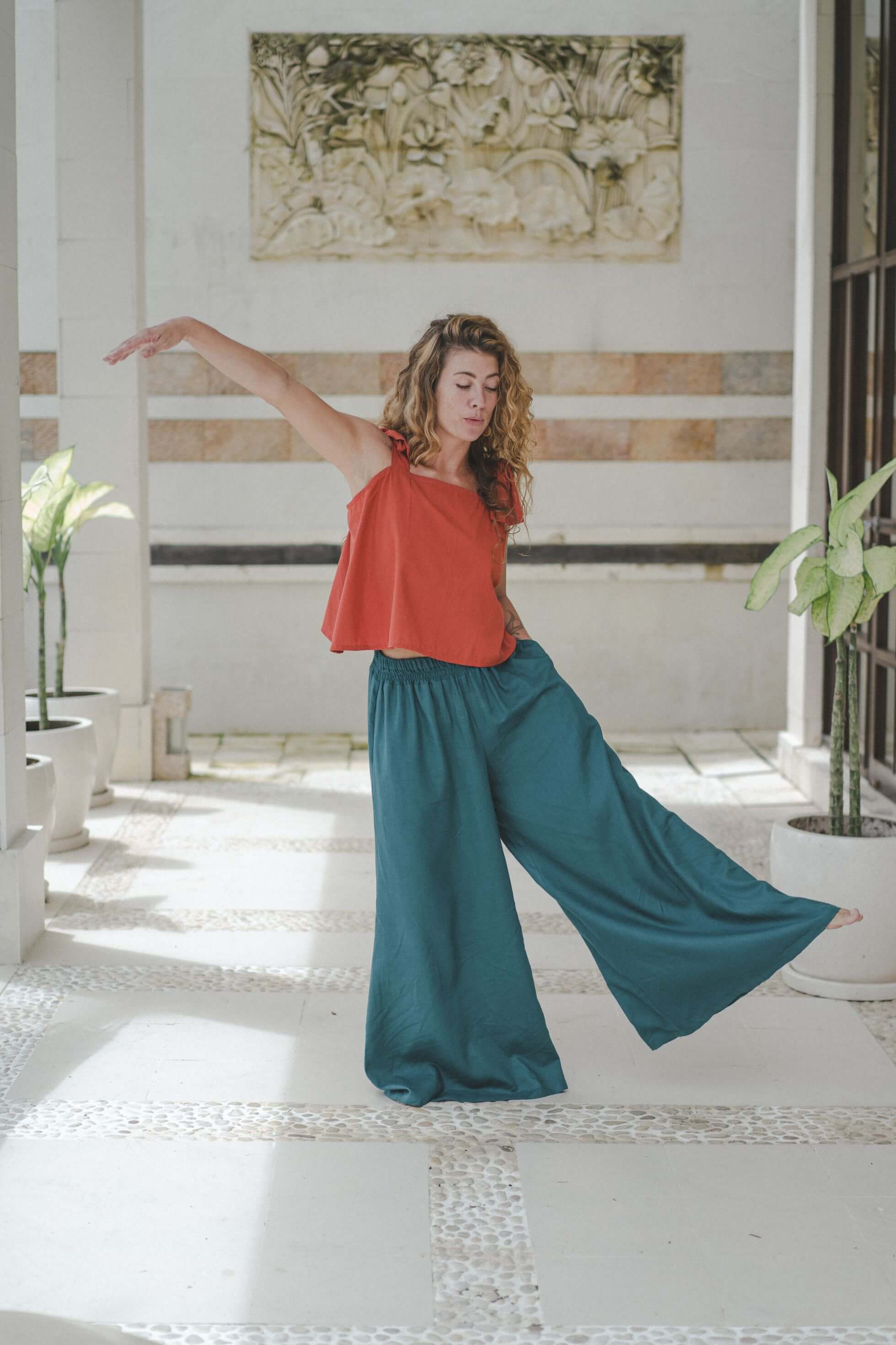 Ruffle Top Cotton 100%
