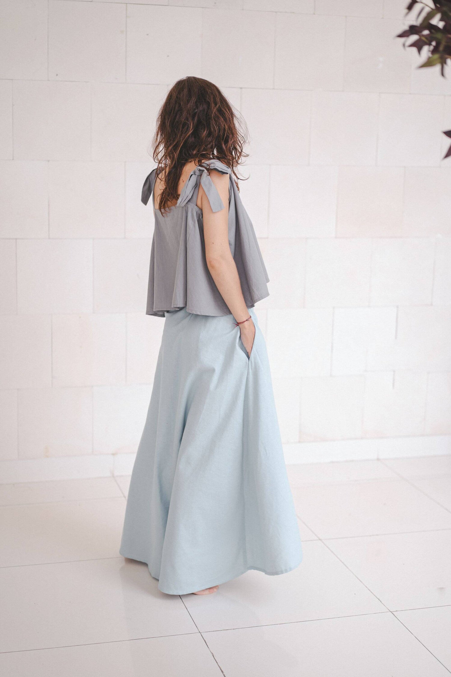 Ruffle Top Cotton 100%