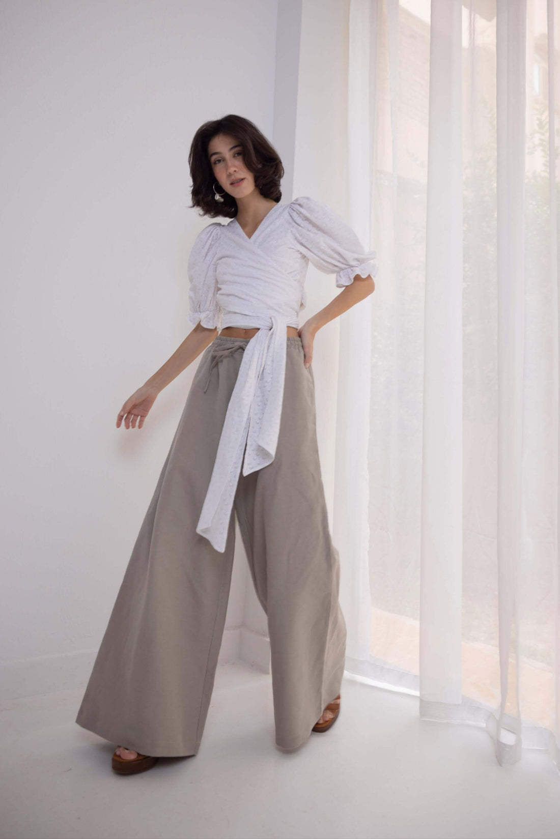 Sana Griege Palazzo Linen