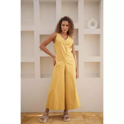 Never Better Jumpsuit Mustard