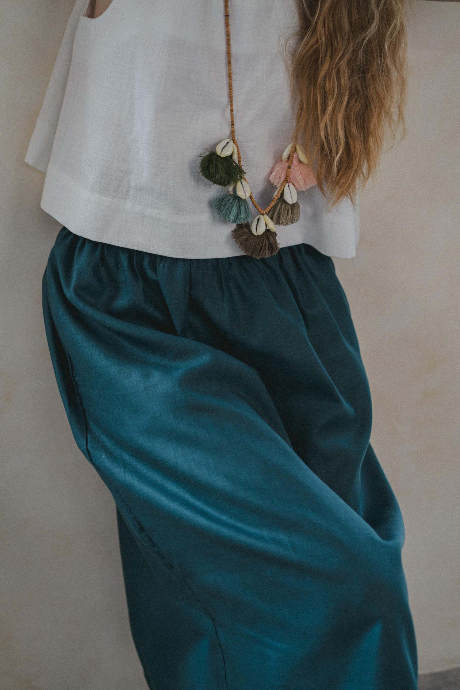 Lana Skirt Linen Cotton Blend