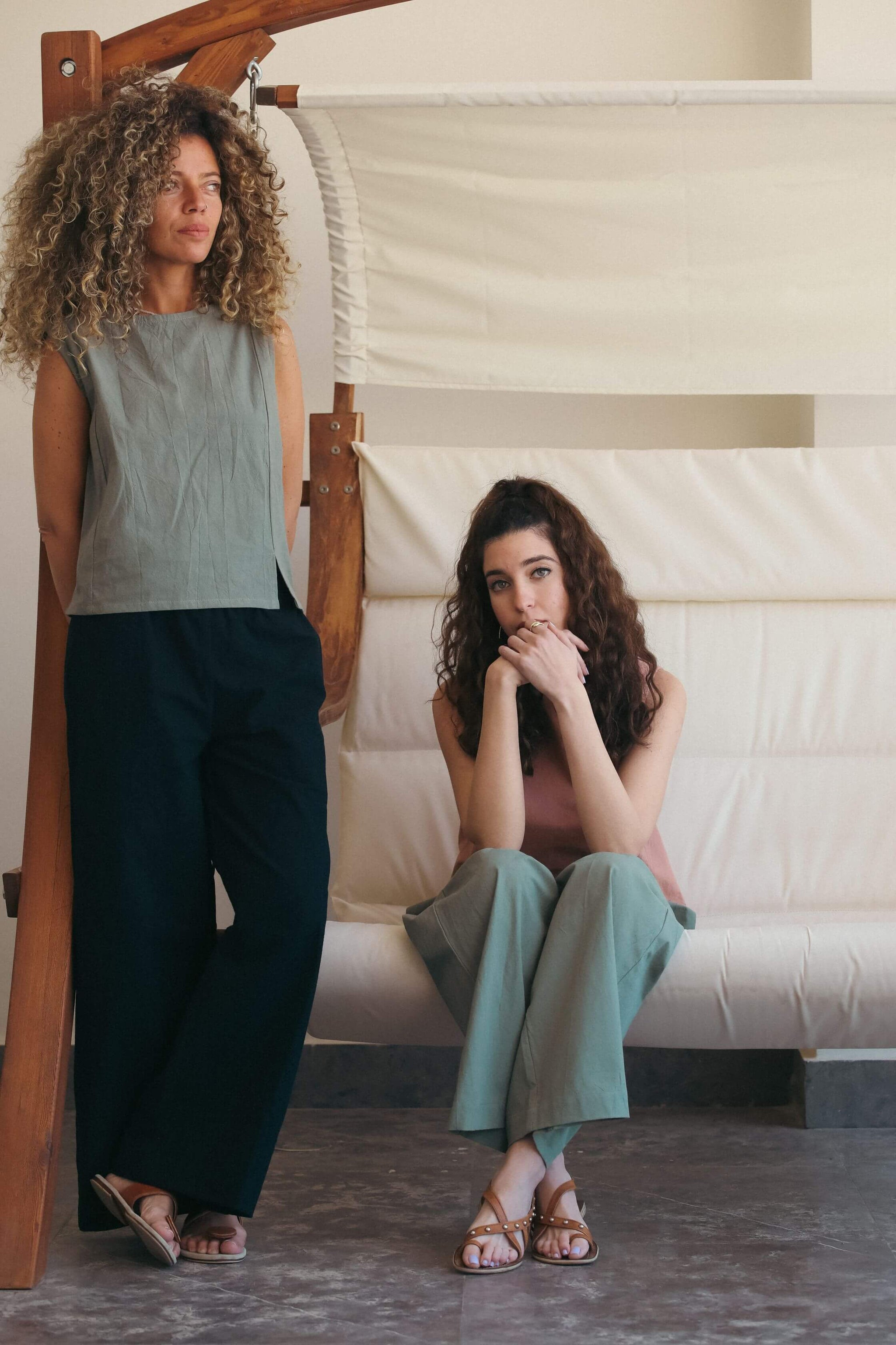 Indie Top 100% Cotton - Sage