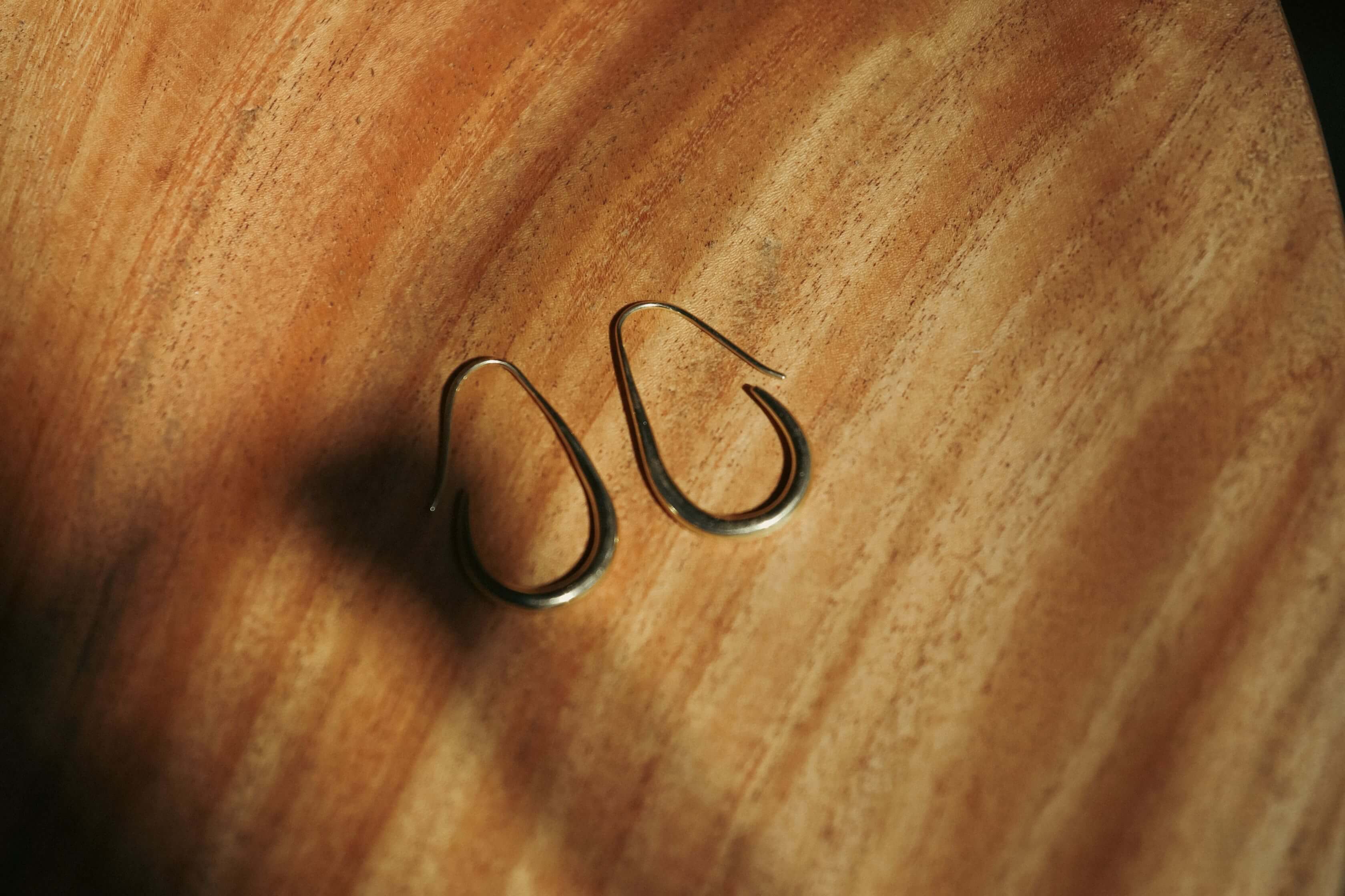 Water Drop Earring Brass