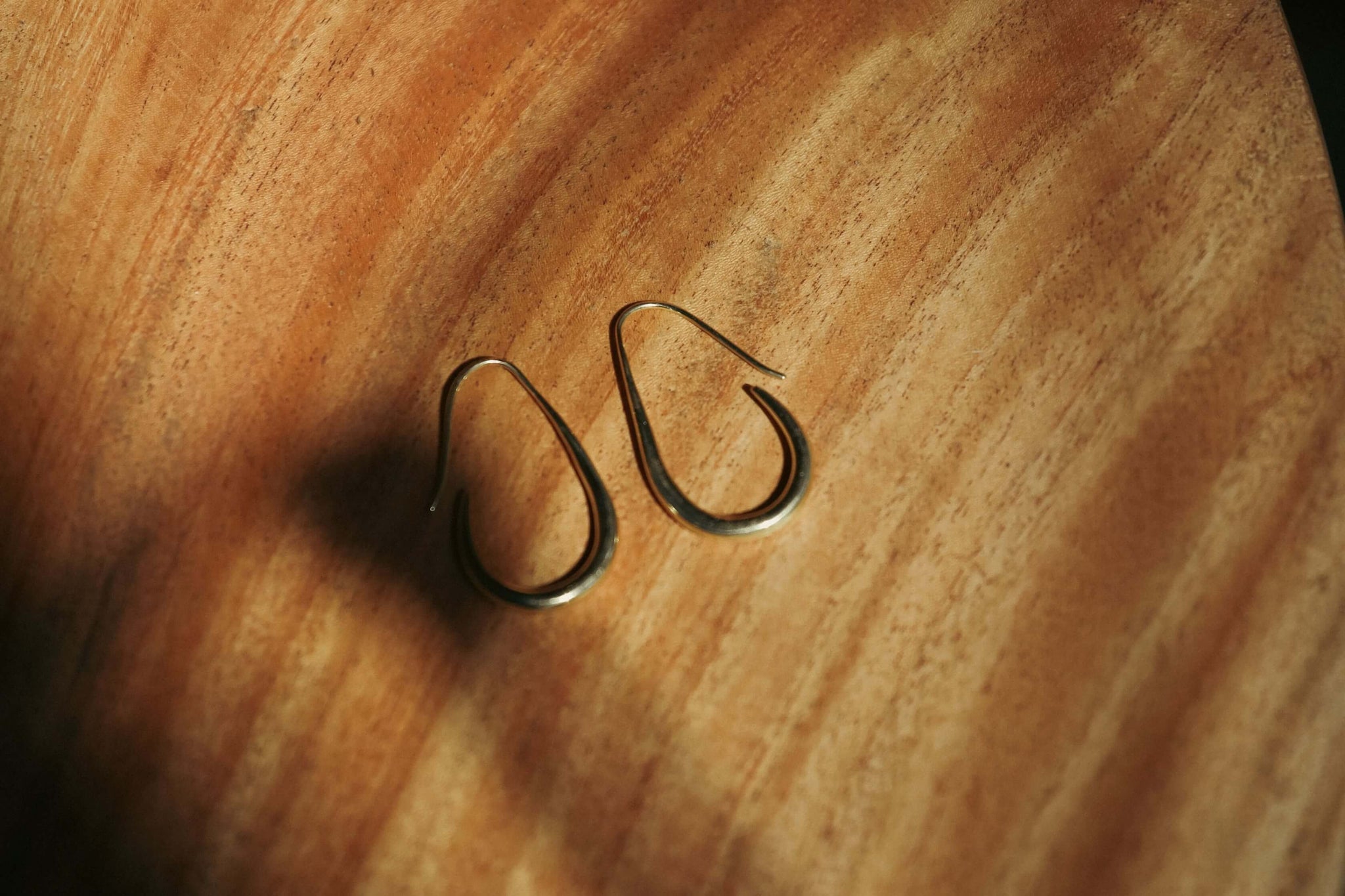 Water Drop Earring Brass