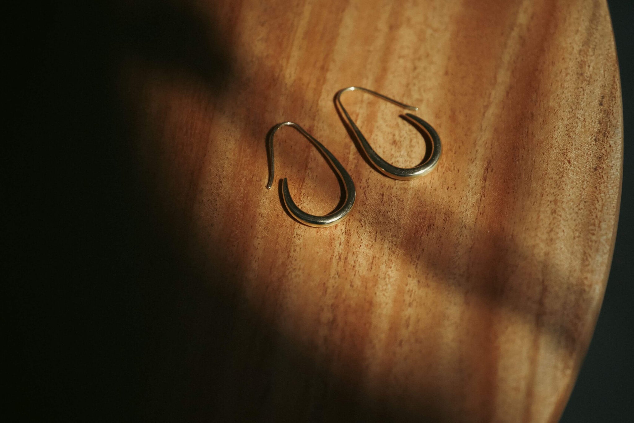 Water Drop Earring Brass