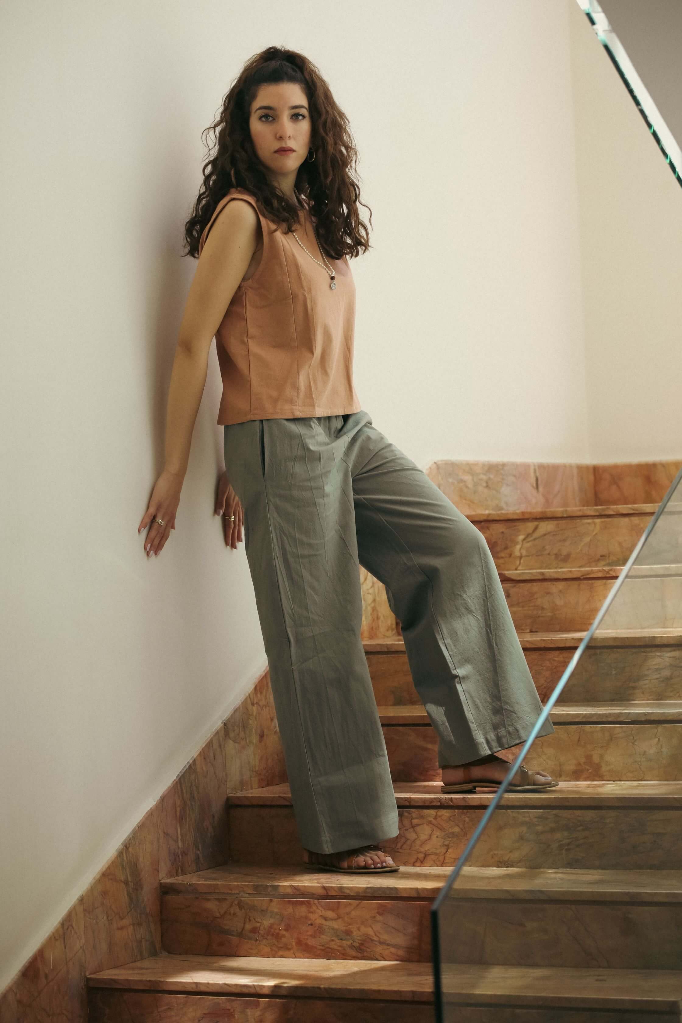 Lush Wide-Leg Pants 100% Cotton