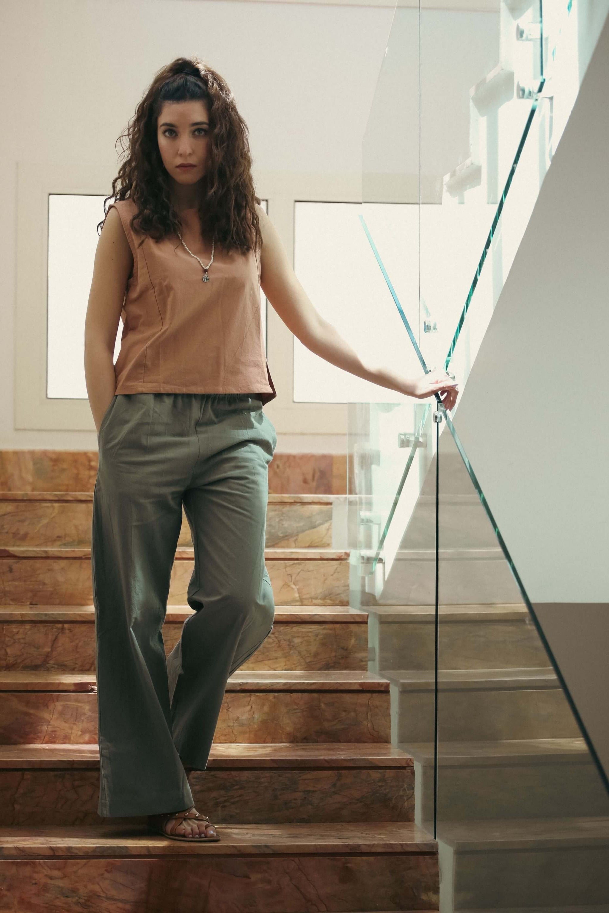 Lush Wide-Leg Pants 100% Cotton