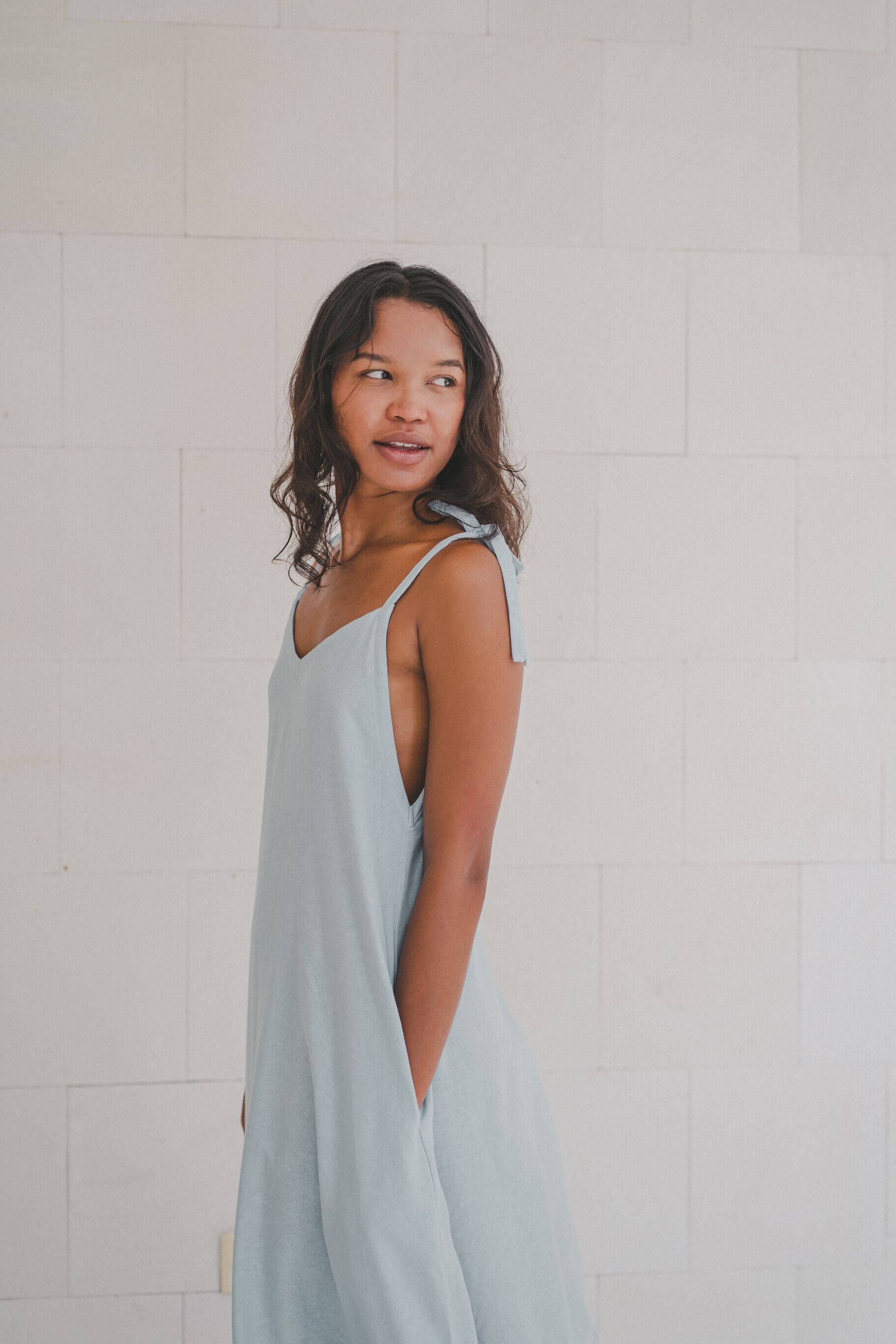 lola linen dress SheBird
