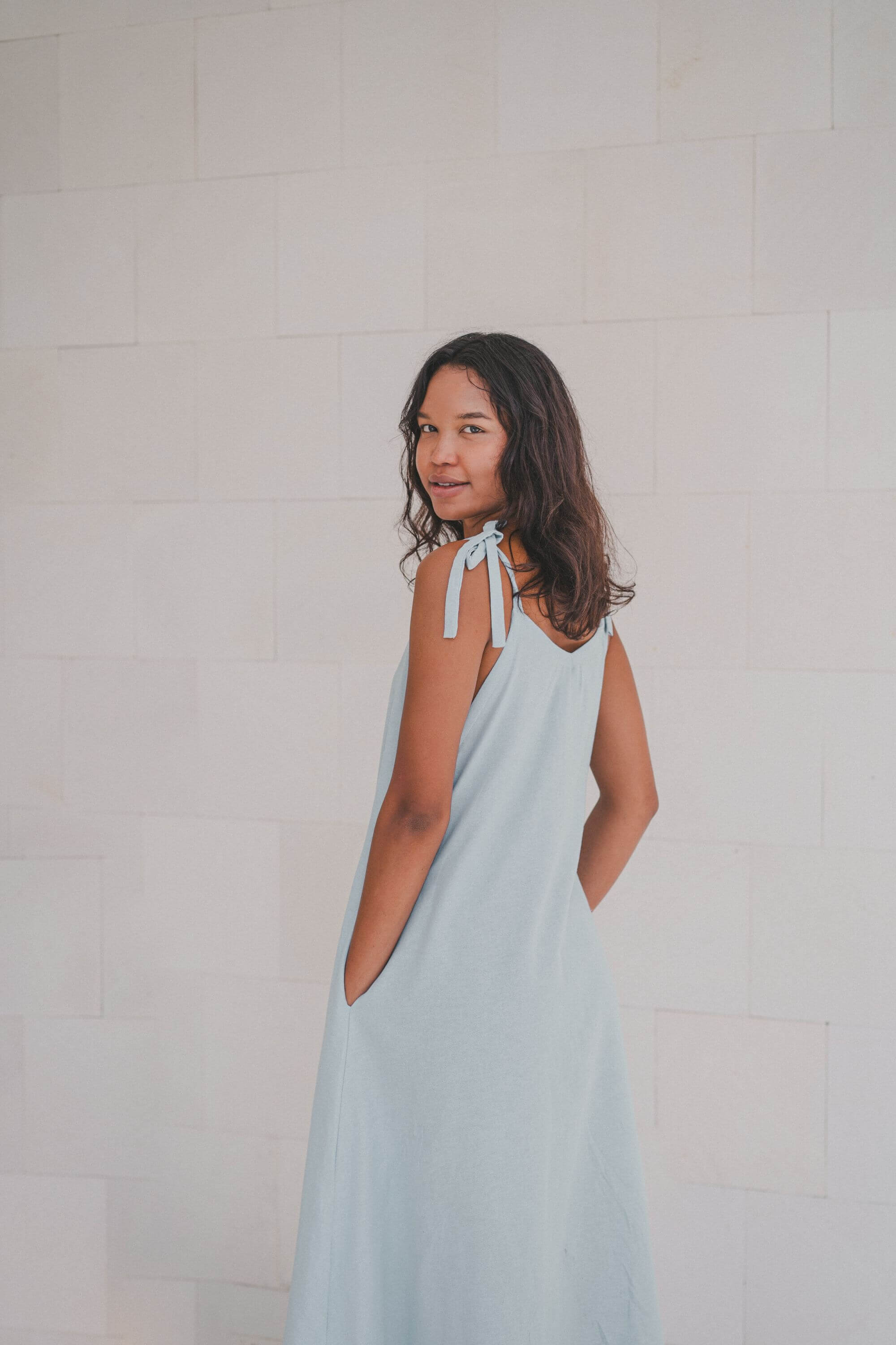 Lola Dress Linen Cotton Blend