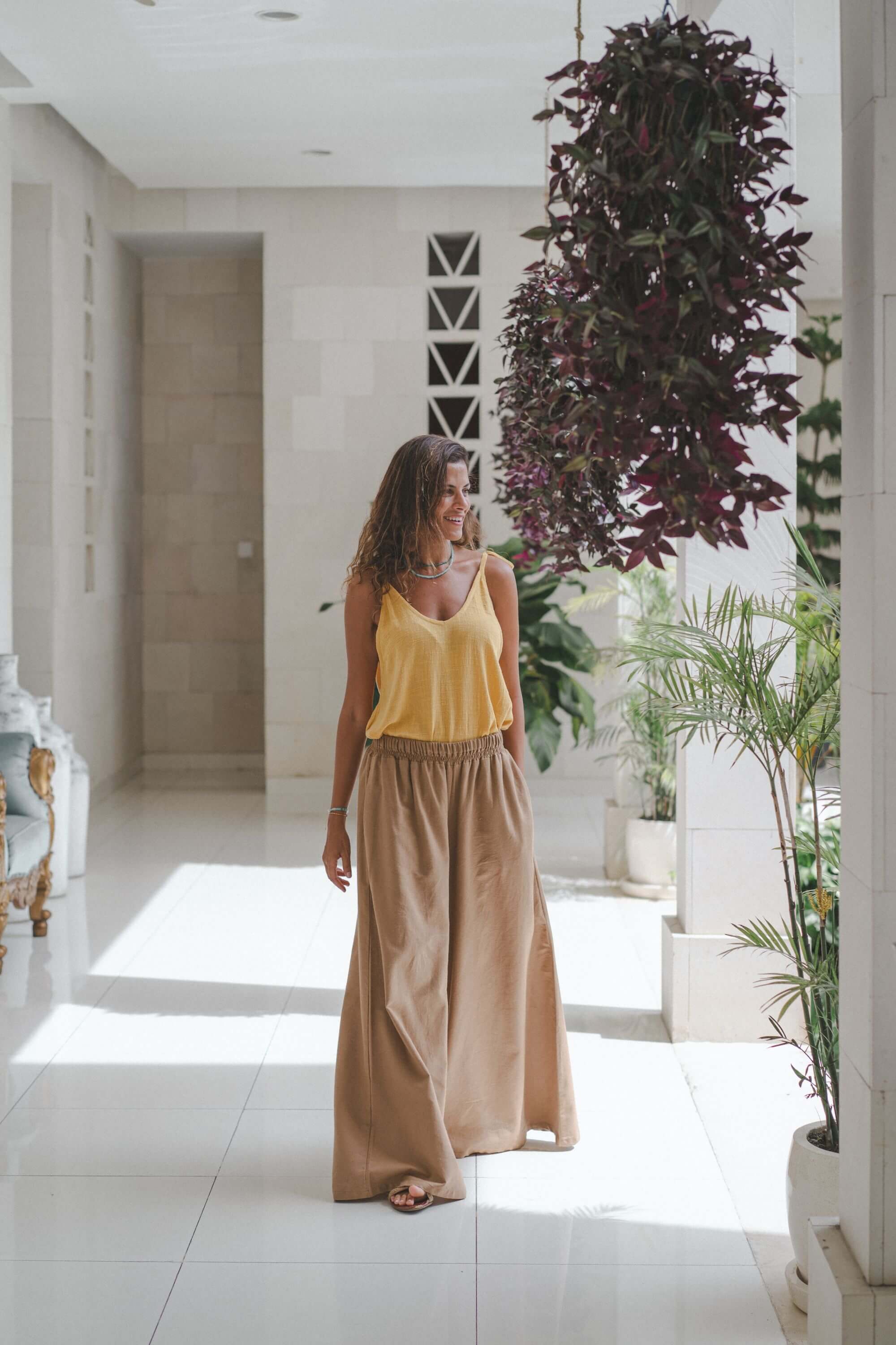 Vita Pants Linen Cotton Blend
