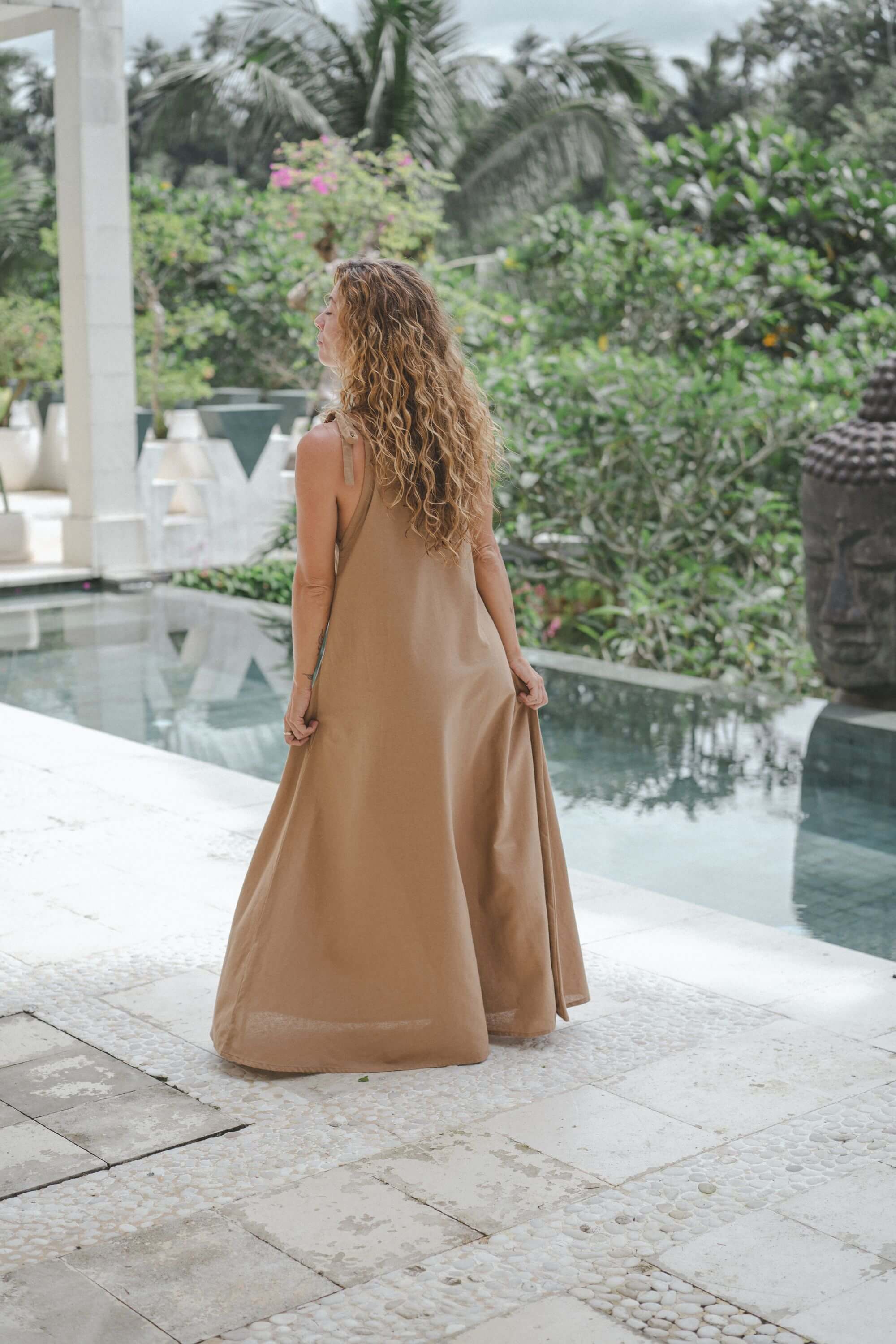 Lola Dress Linen Cotton Blend