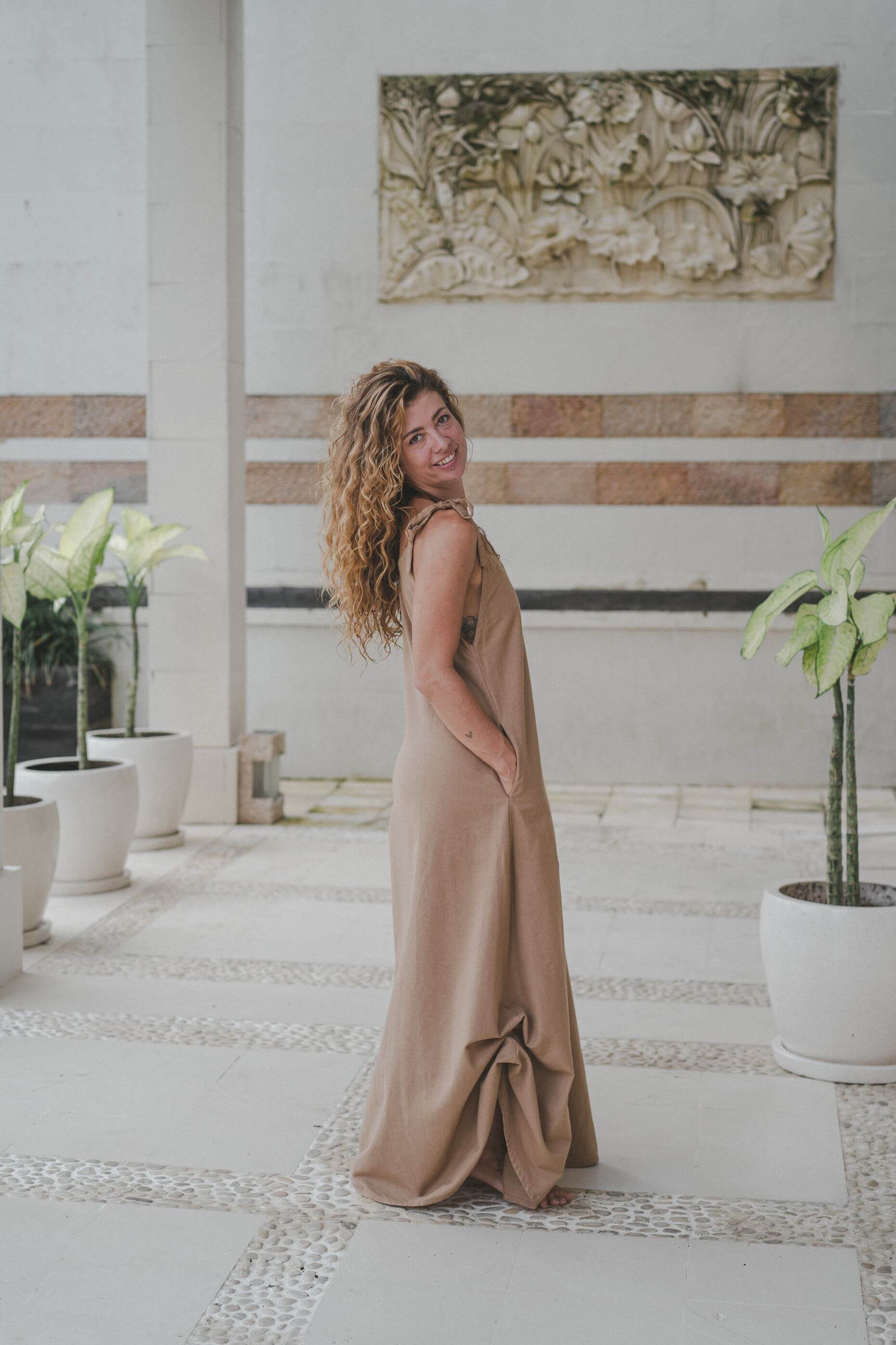 Lola Dress Linen Cotton Blend