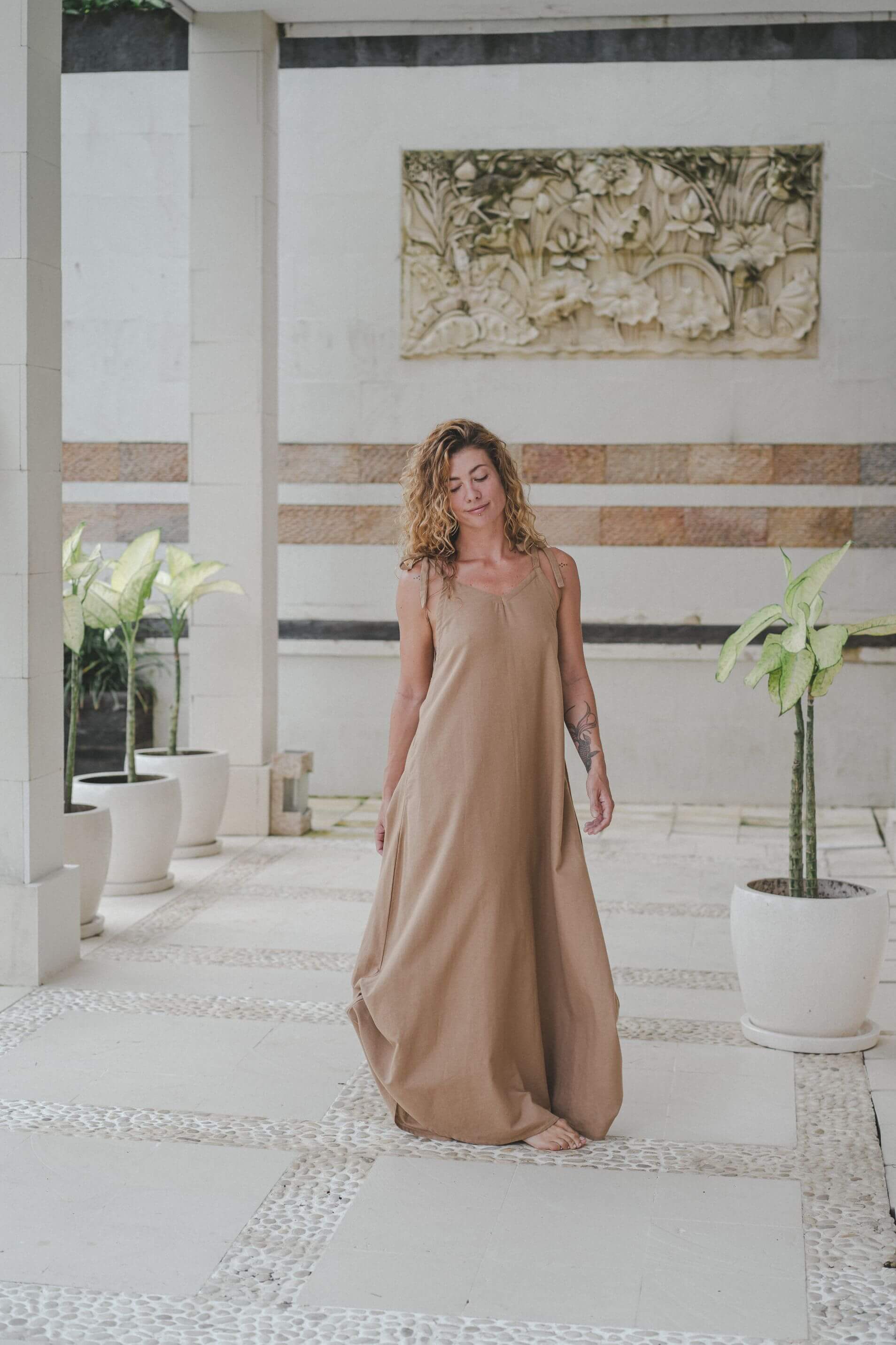 Lola Dress Linen Cotton Blend