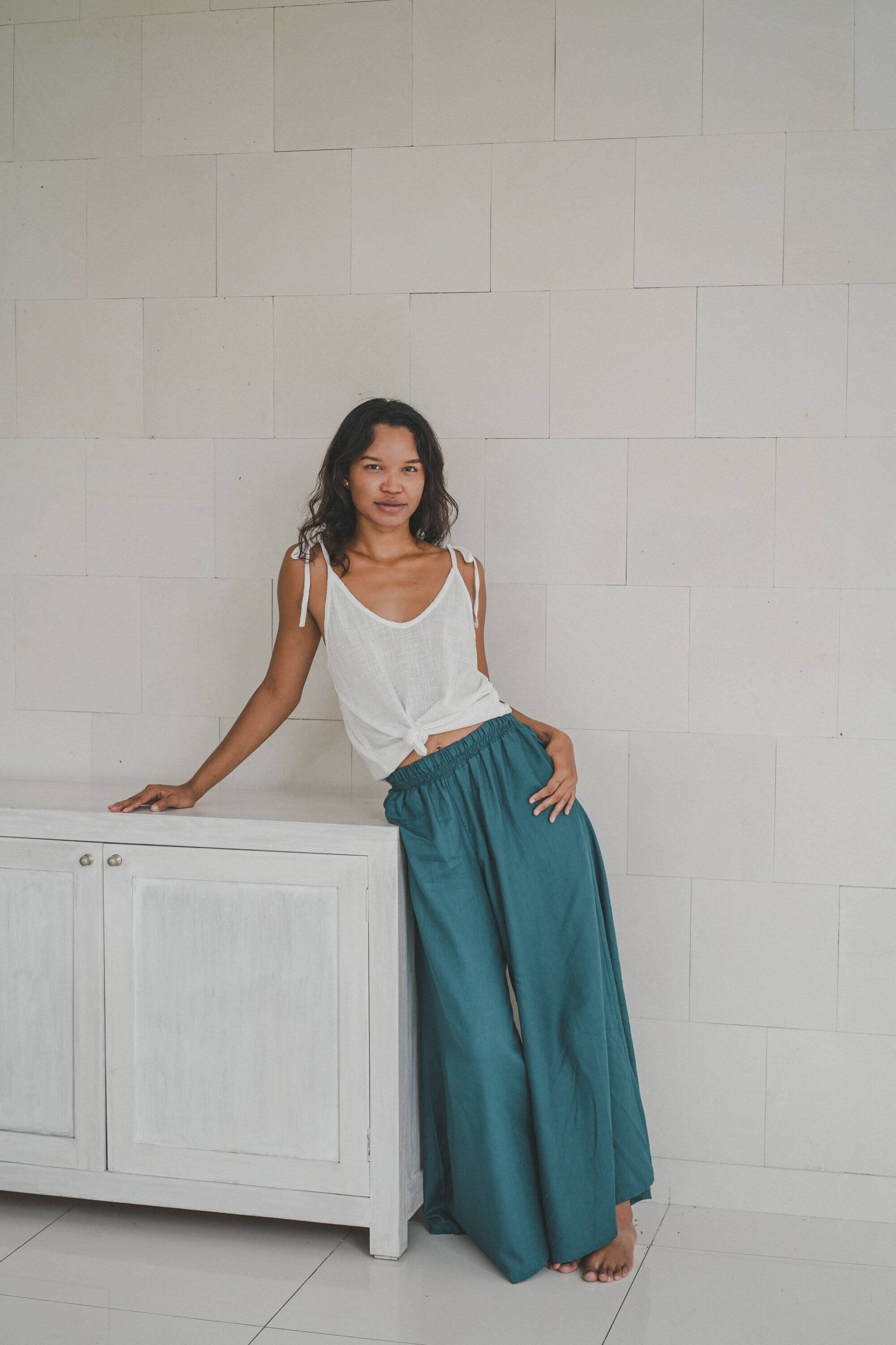 Vita Pants Linen Cotton Blend