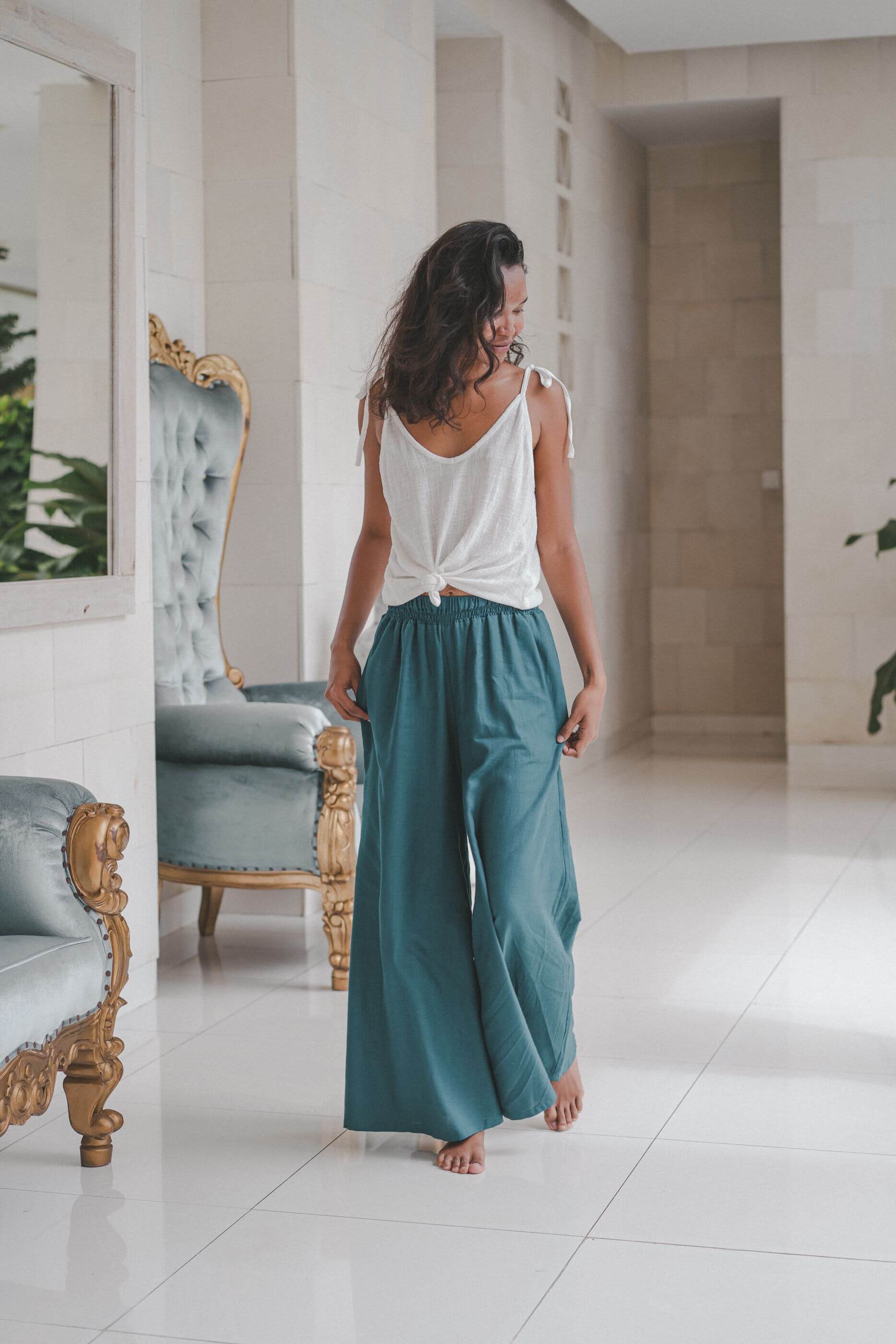 Vita Pants Linen Cotton Blend