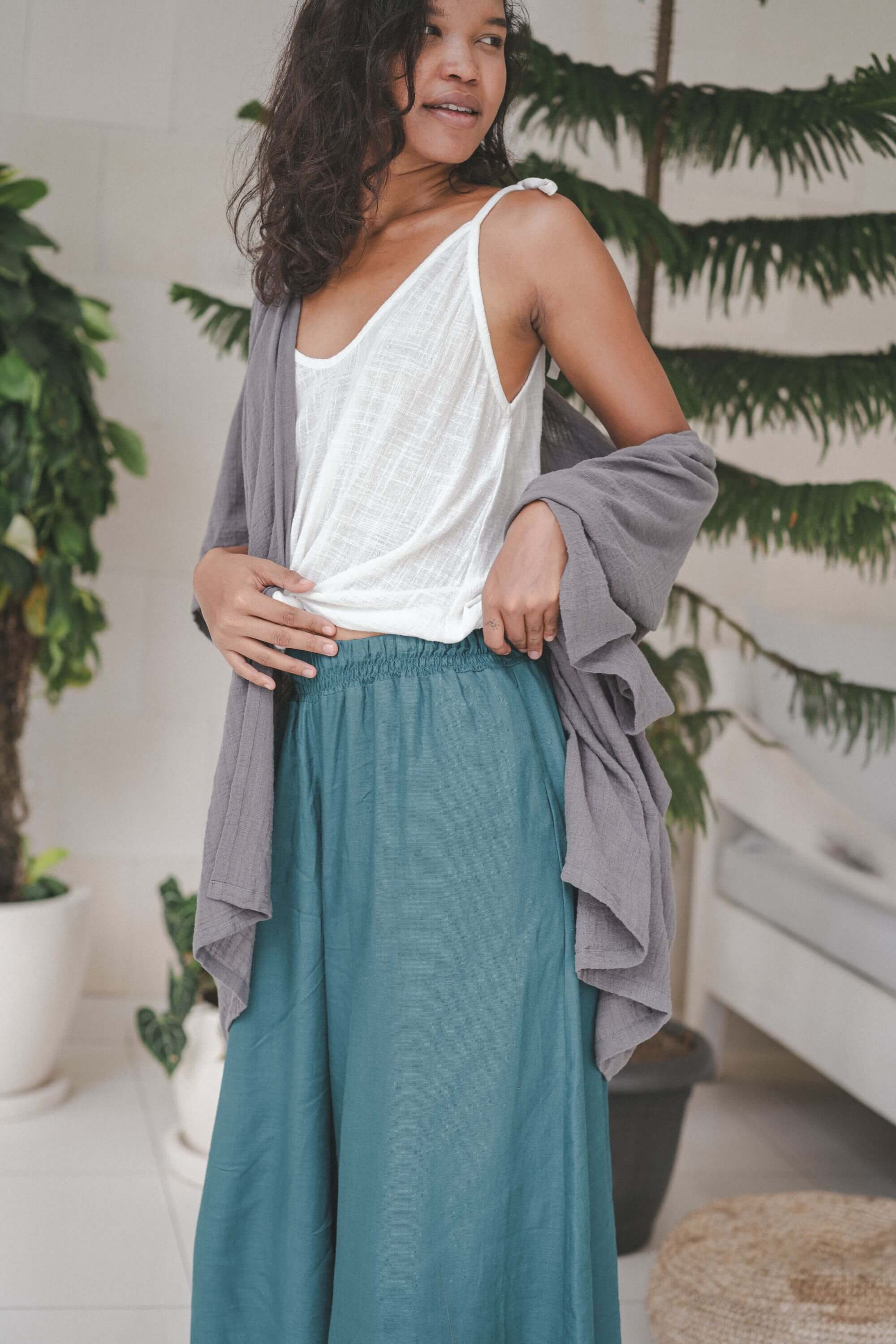 Vita Pants Linen Cotton Blend