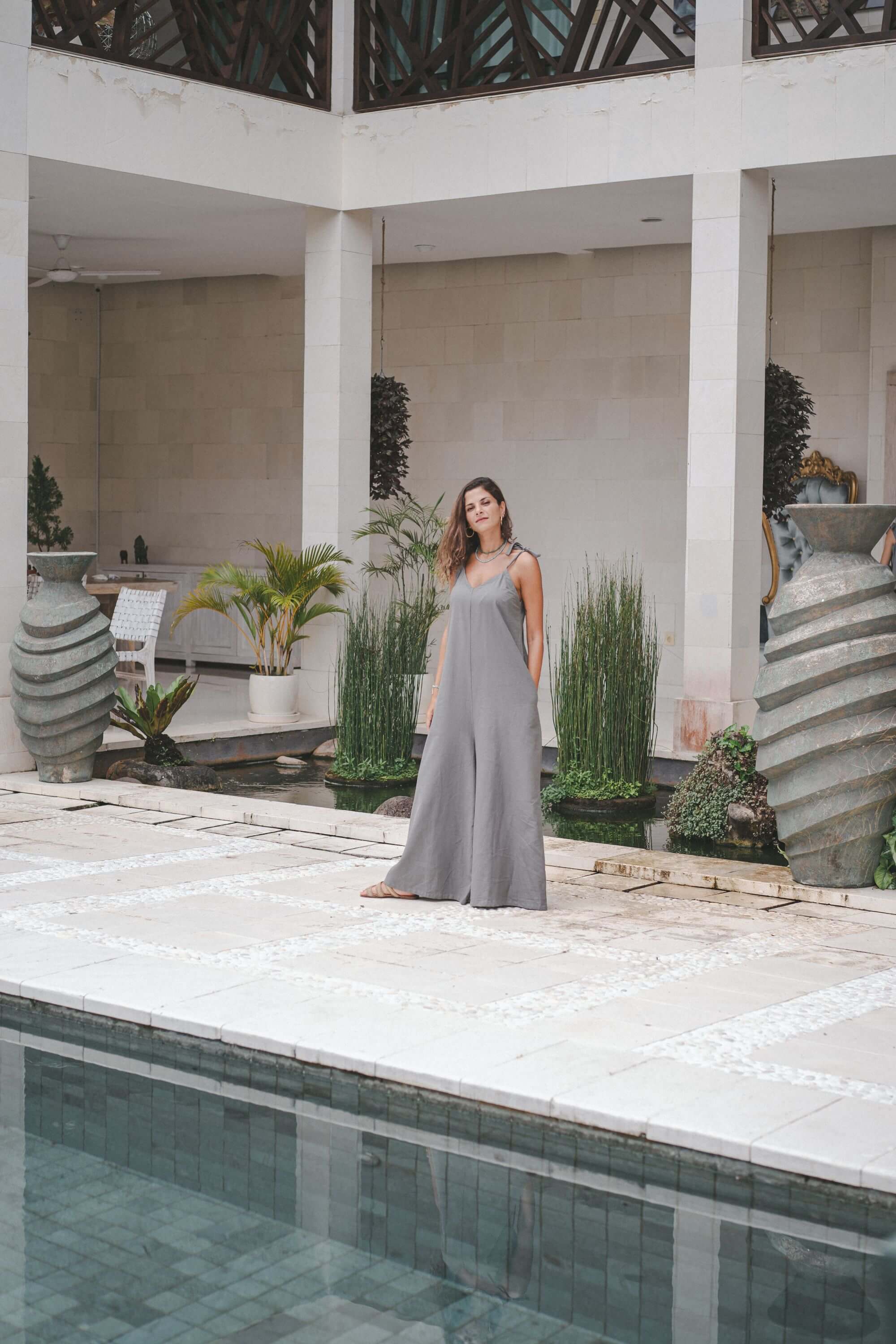 Leila Jumpsuit Linen Cotton Blend
