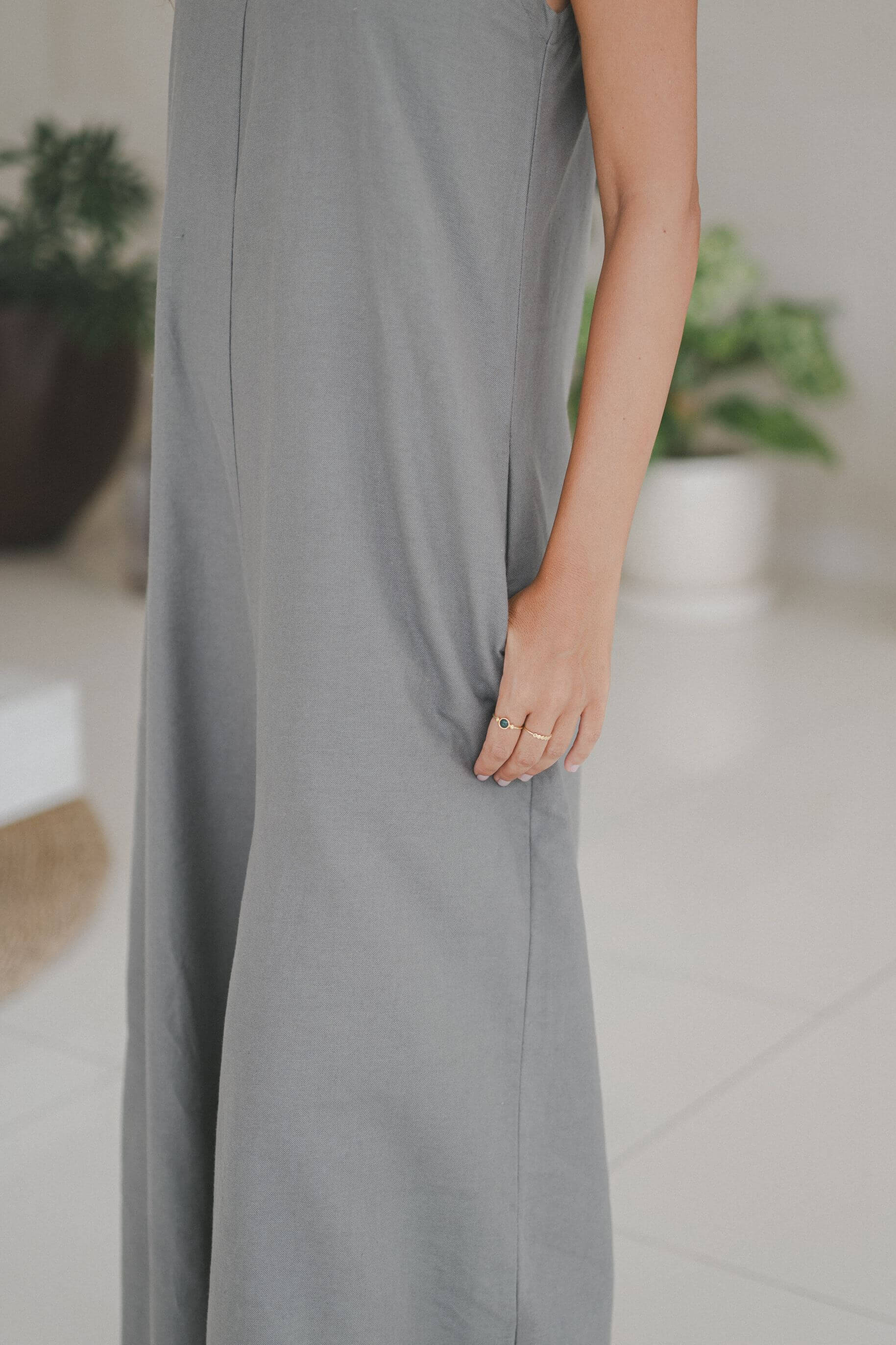 Leila Jumpsuit Linen Cotton Blend