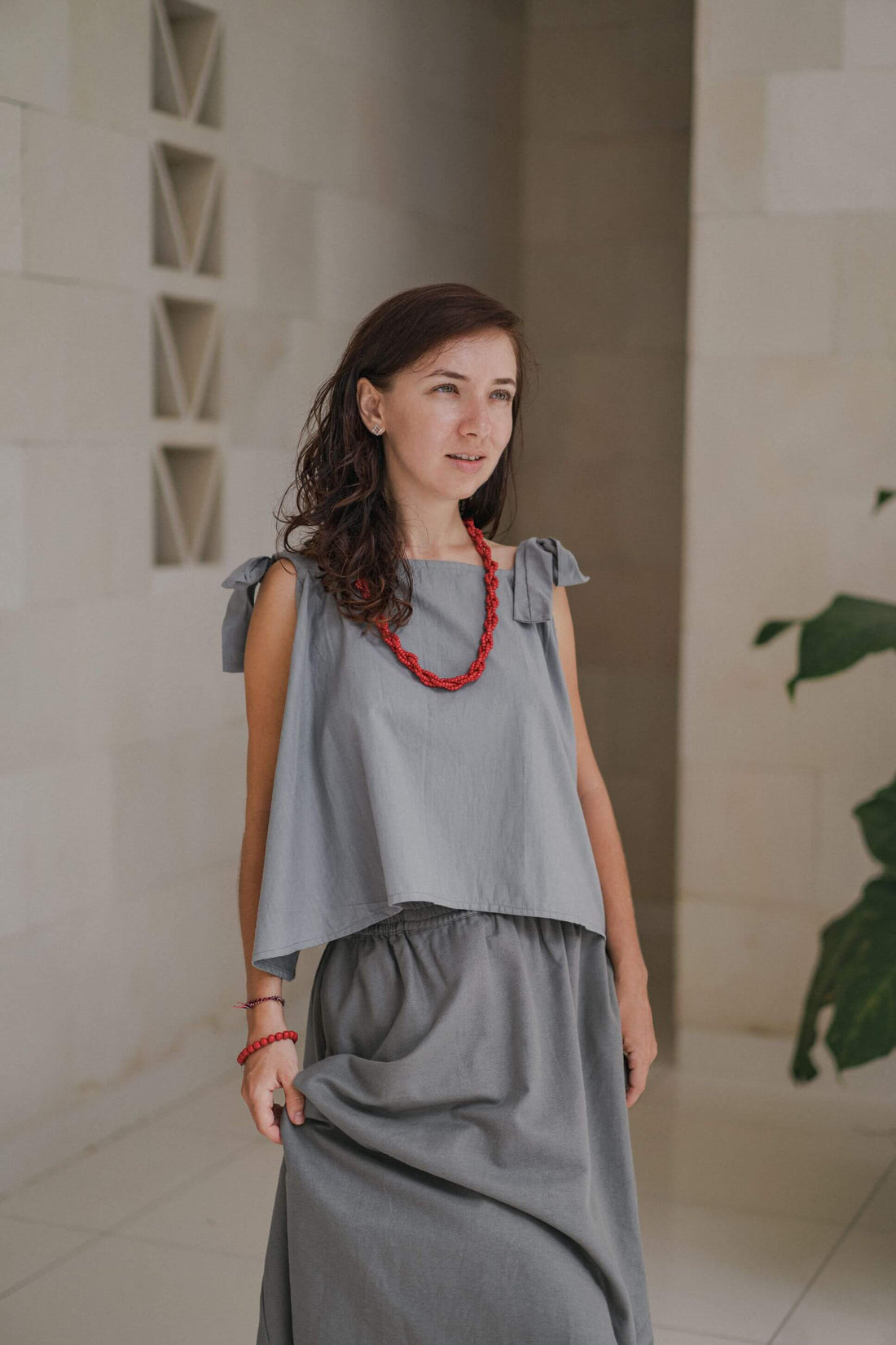 Ruffle Top Cotton 100%