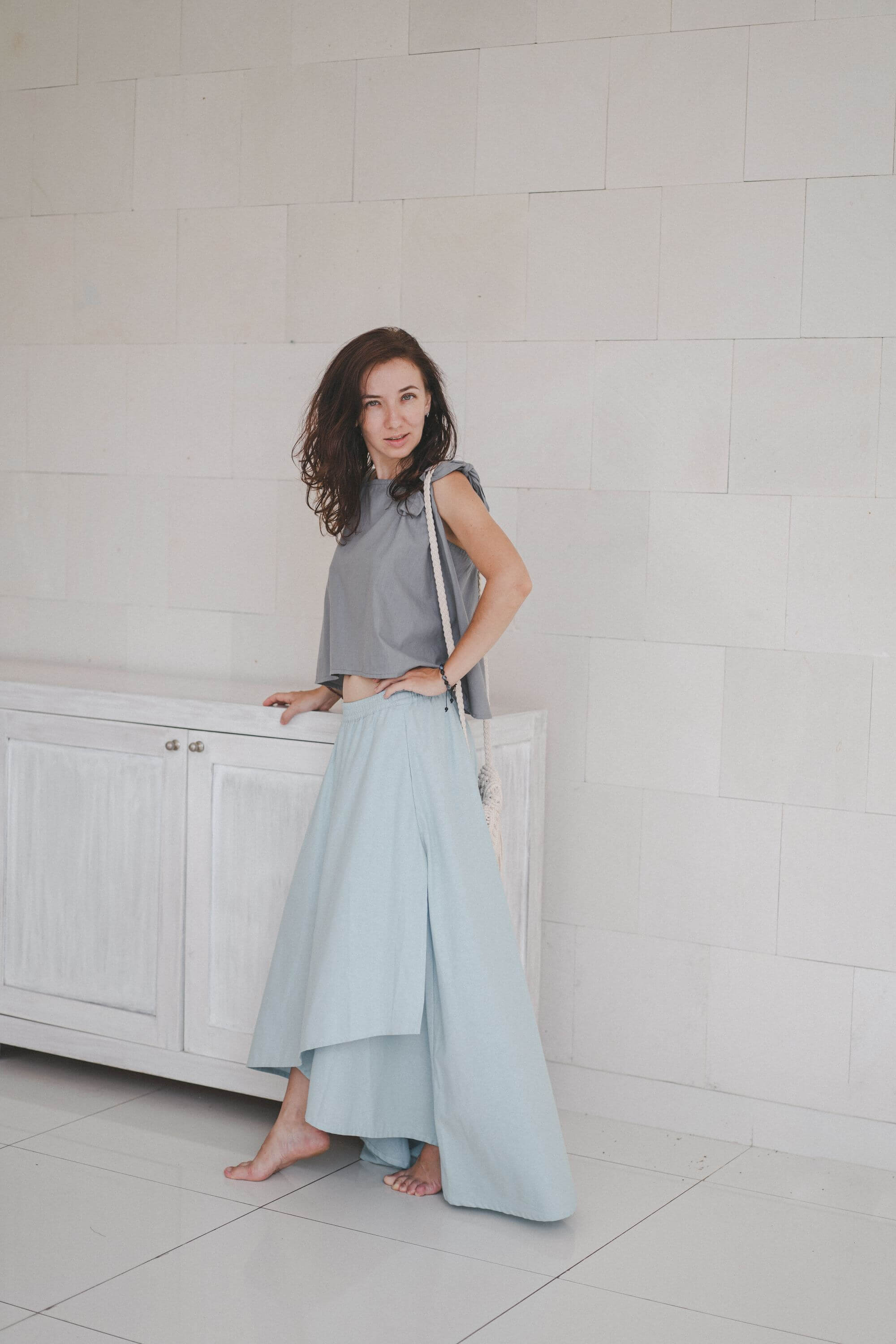 Louren Skirt Linen Cotton Blend