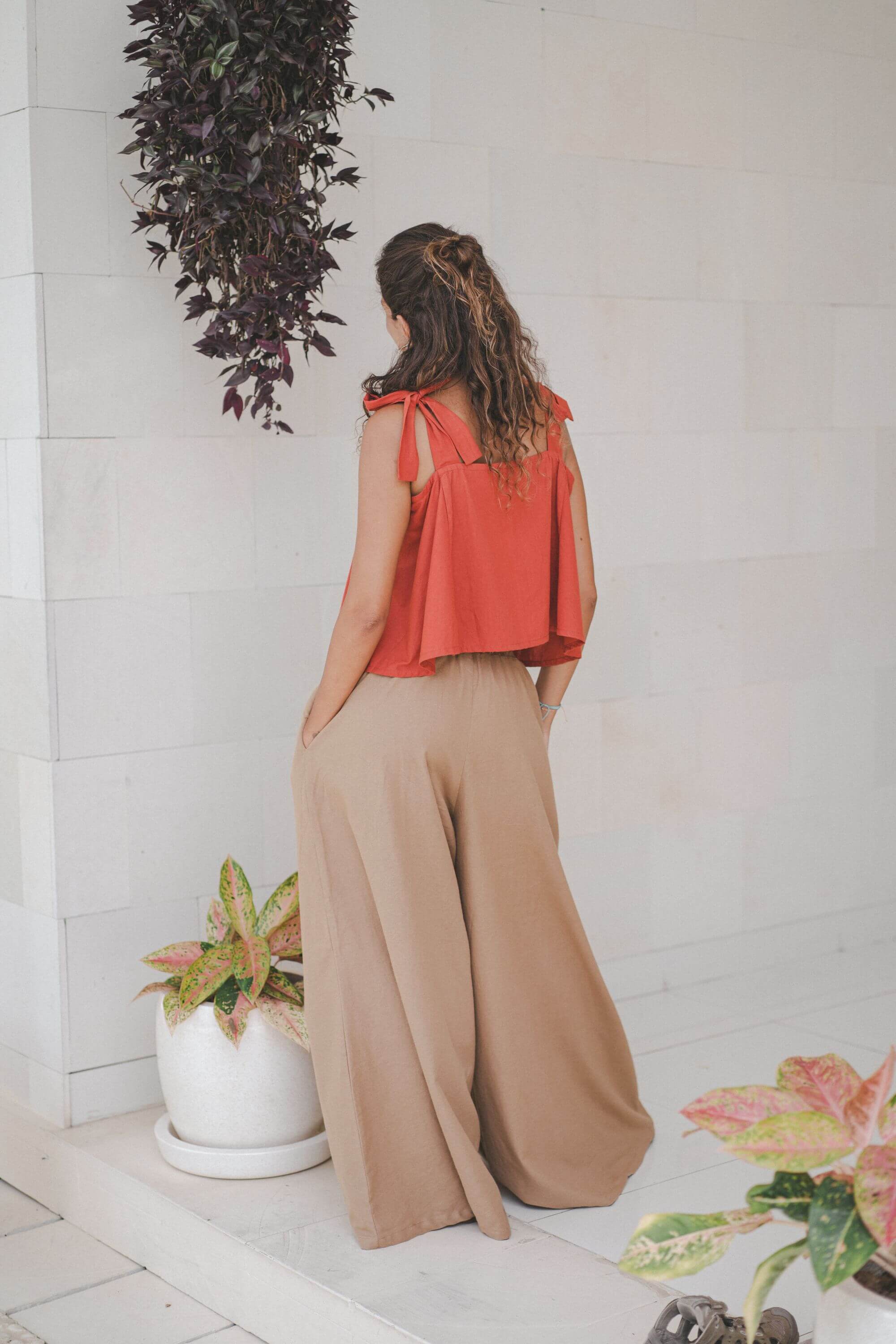 Vita Pants Linen Cotton Blend