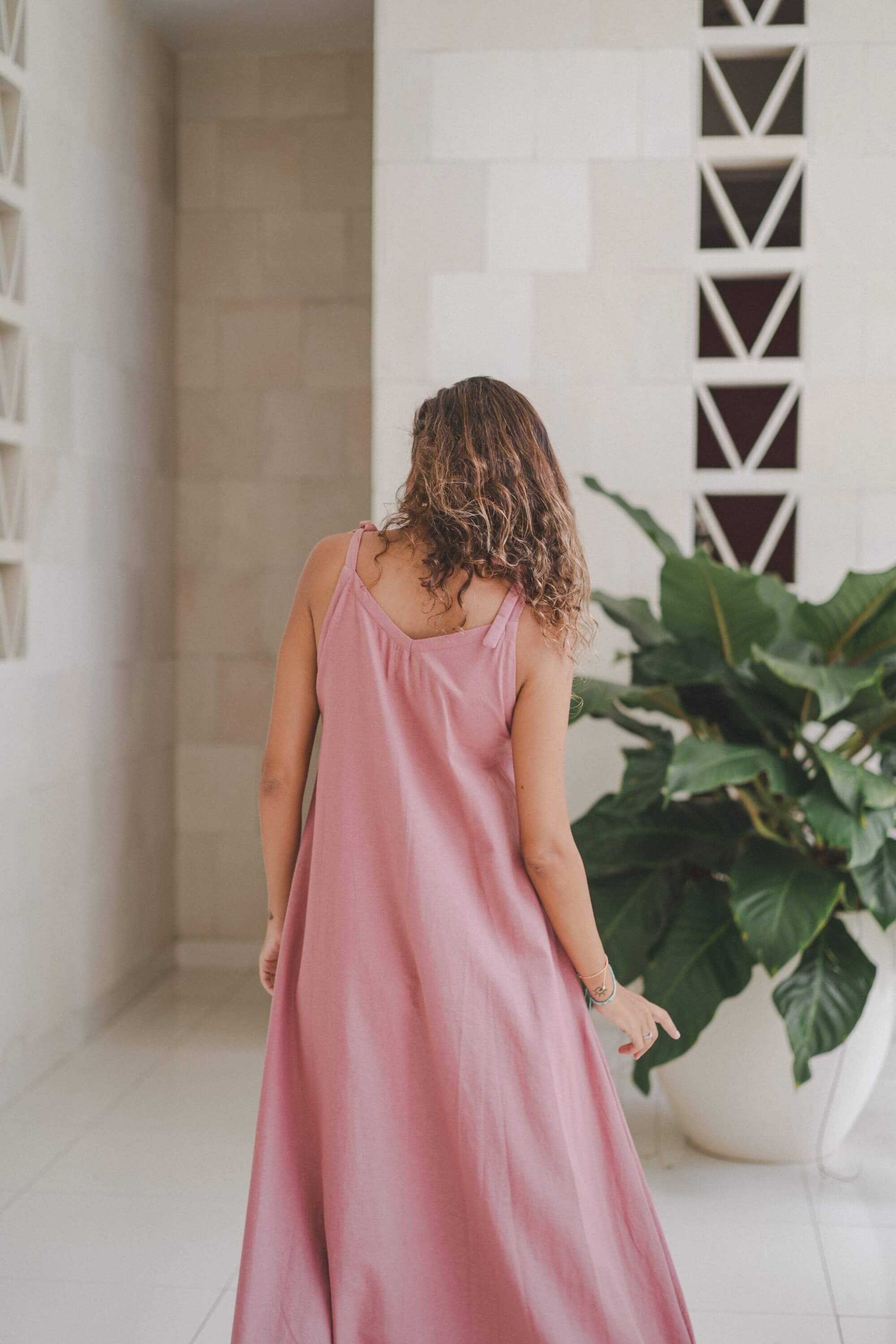 Lola Dress Linen Cotton Blend