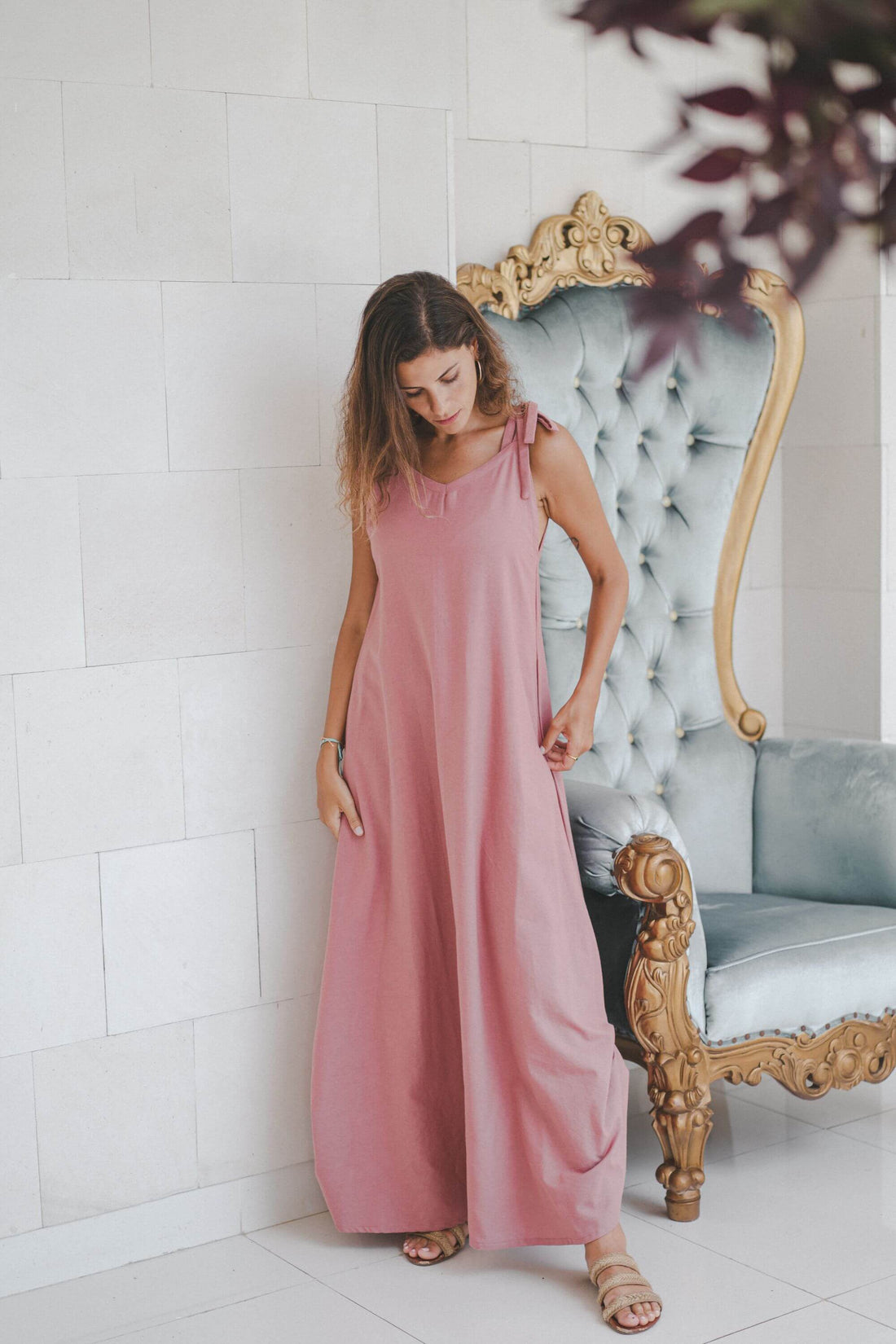 Lola Dress Linen Cotton Blend