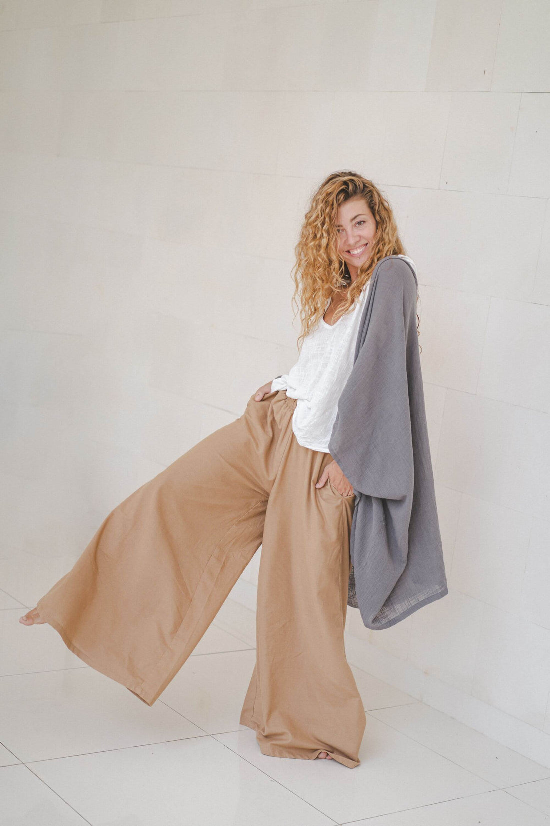 Vita Pants Linen Cotton Blend