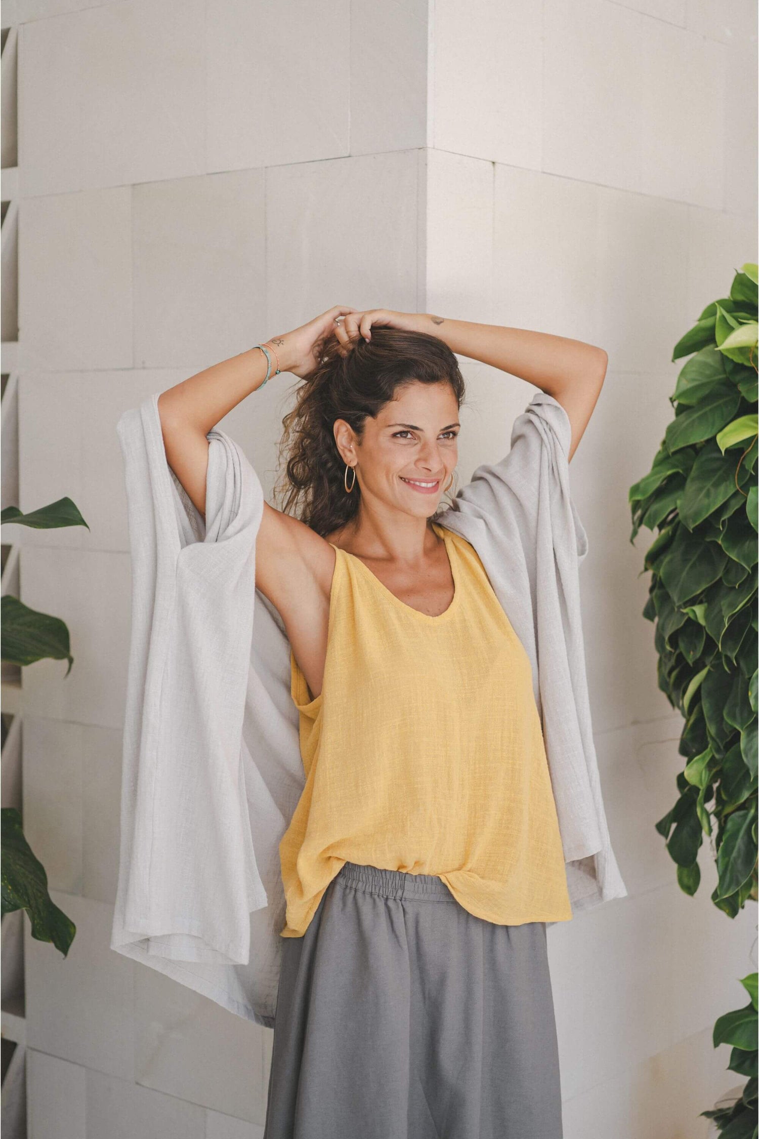 V Shape Top 100% Cotton