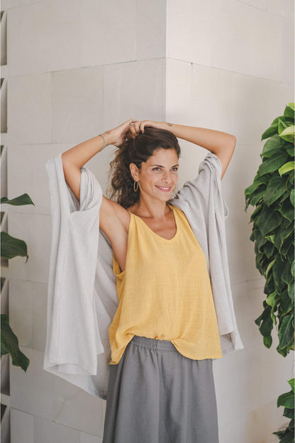 V Shape Top 100% Cotton