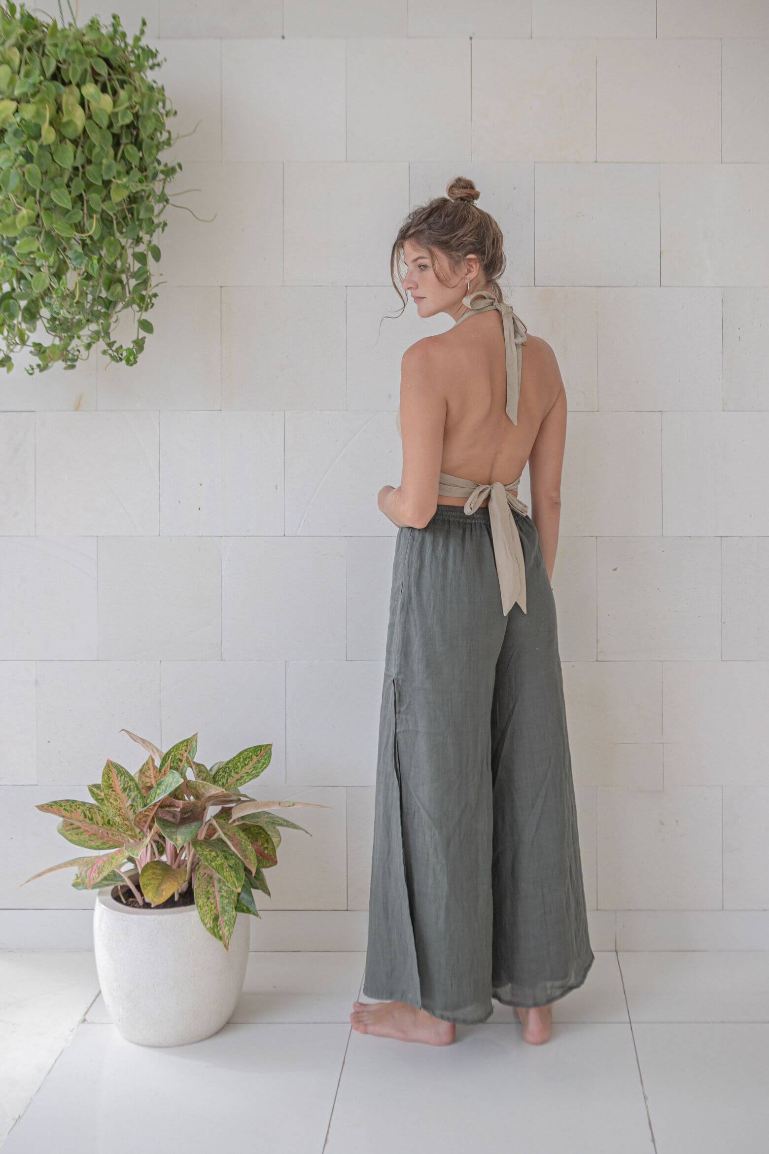 Flow-me pants Ramie & Cotton