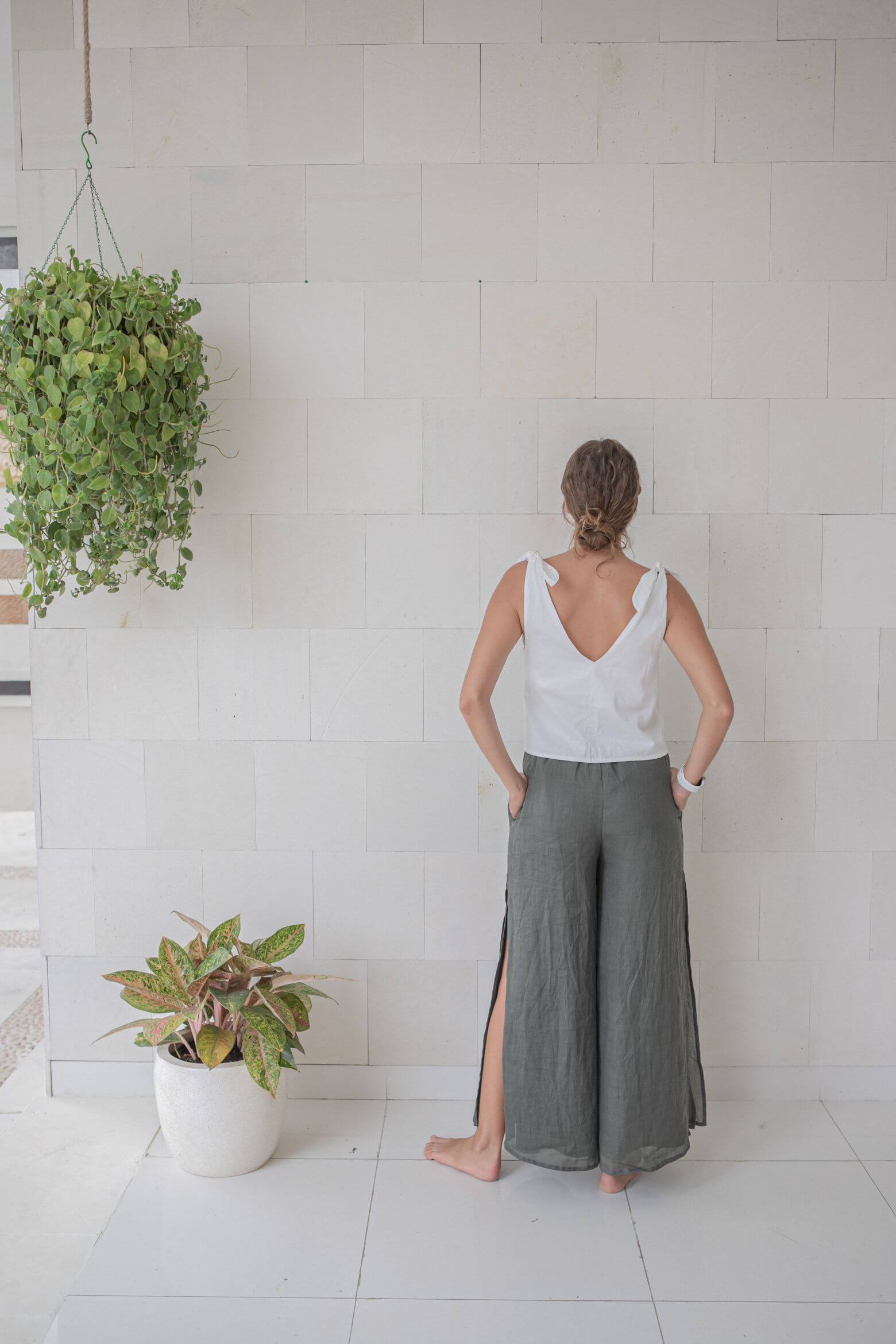 Flow-me pants Ramie & Cotton