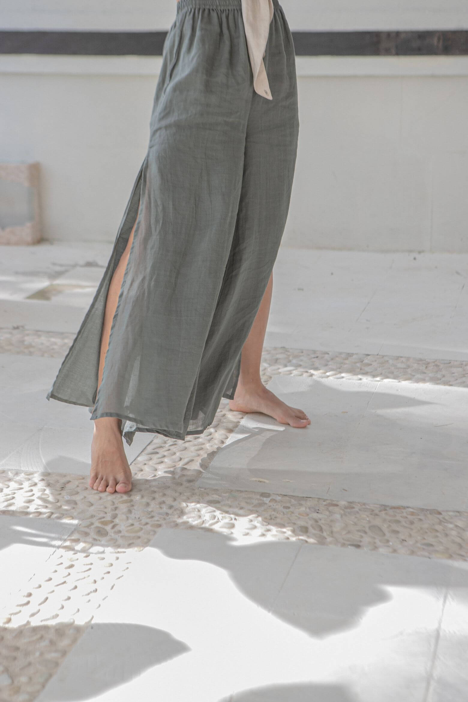 Flow-me pants Ramie & Cotton