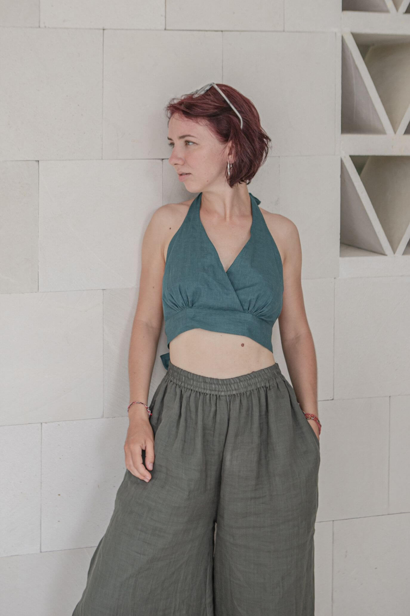 Jolie Top Cotton linen Blend