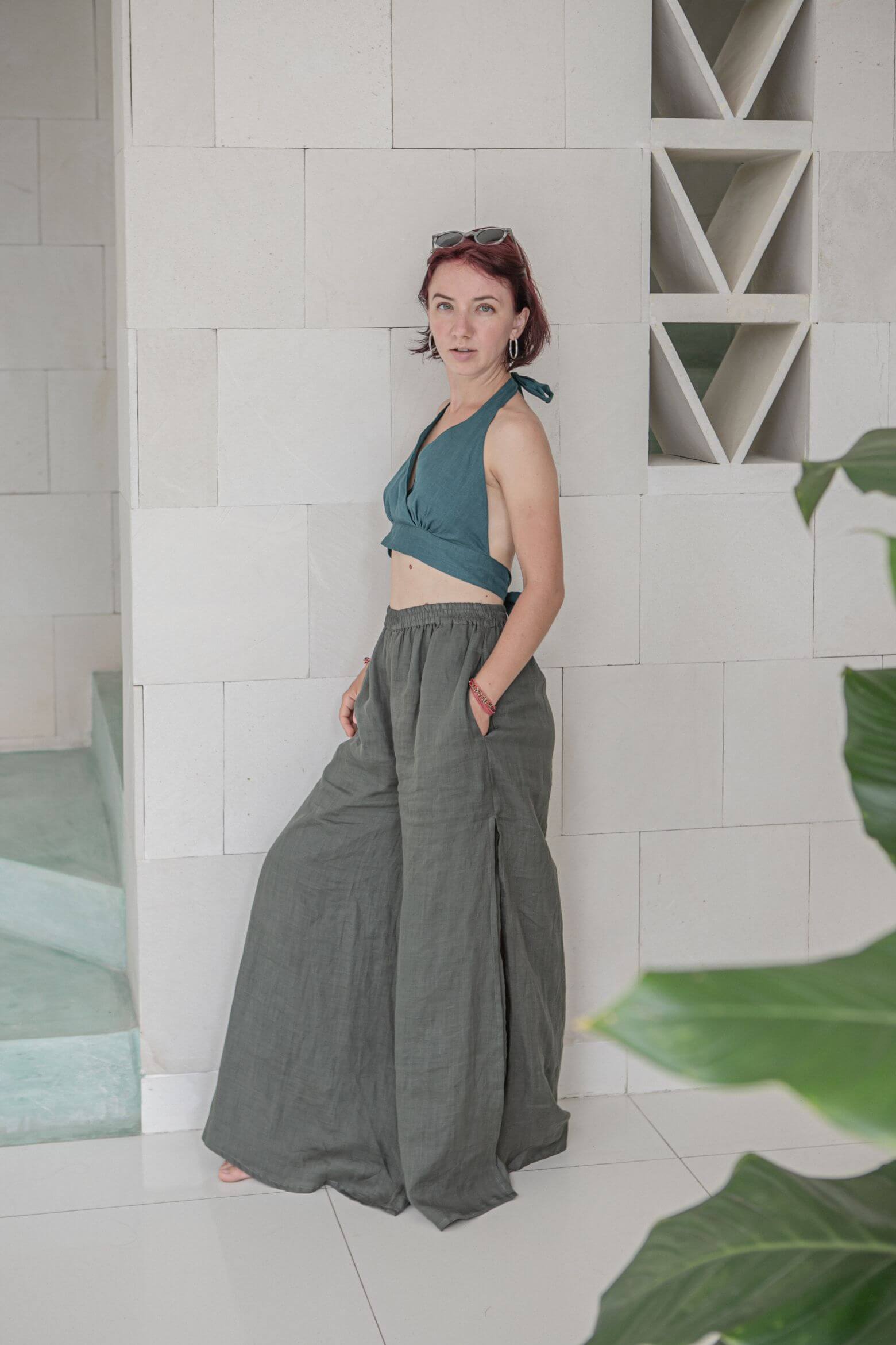 Jolie Top Cotton linen Blend